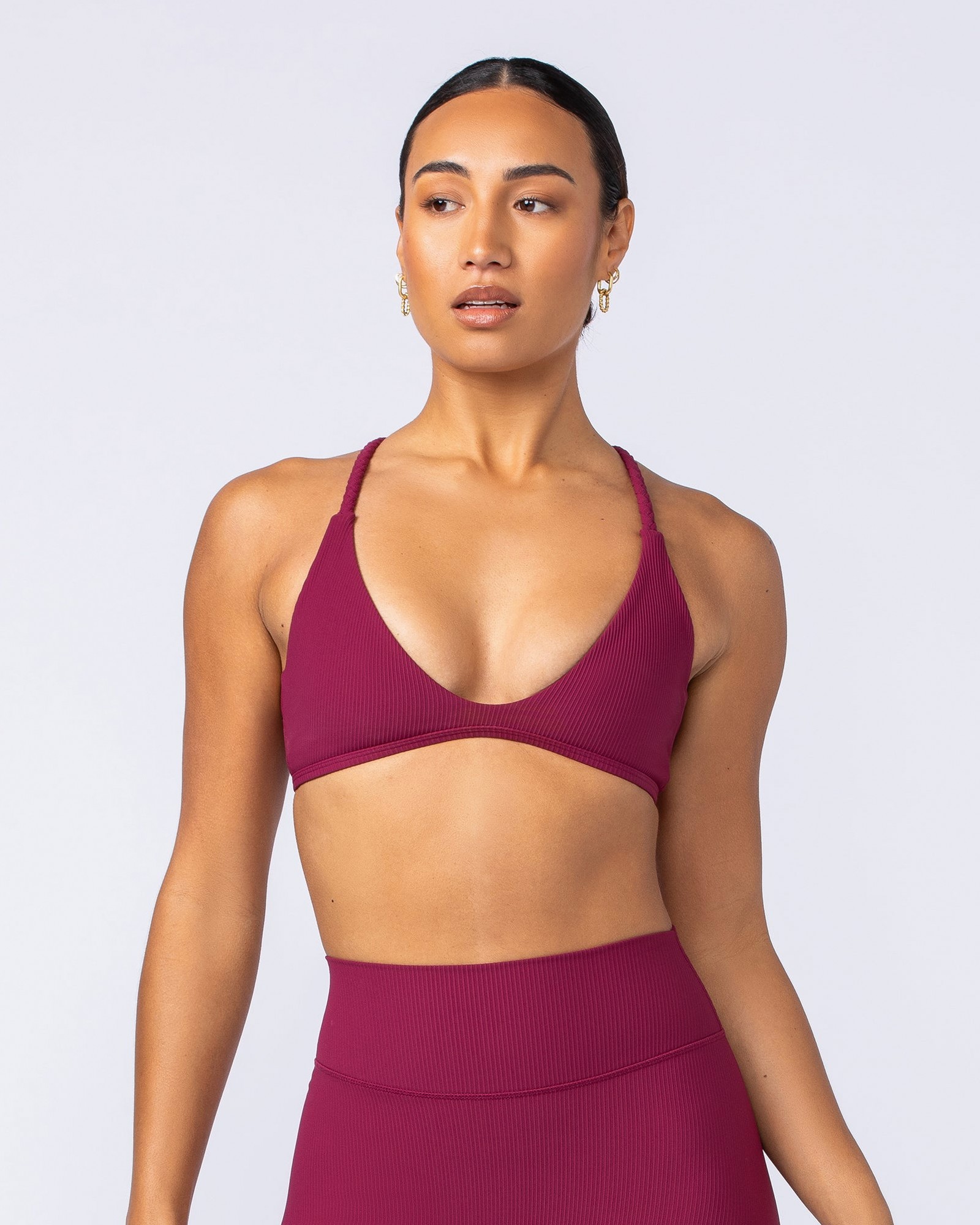 Breeze Rib Bralette - Rose Bud