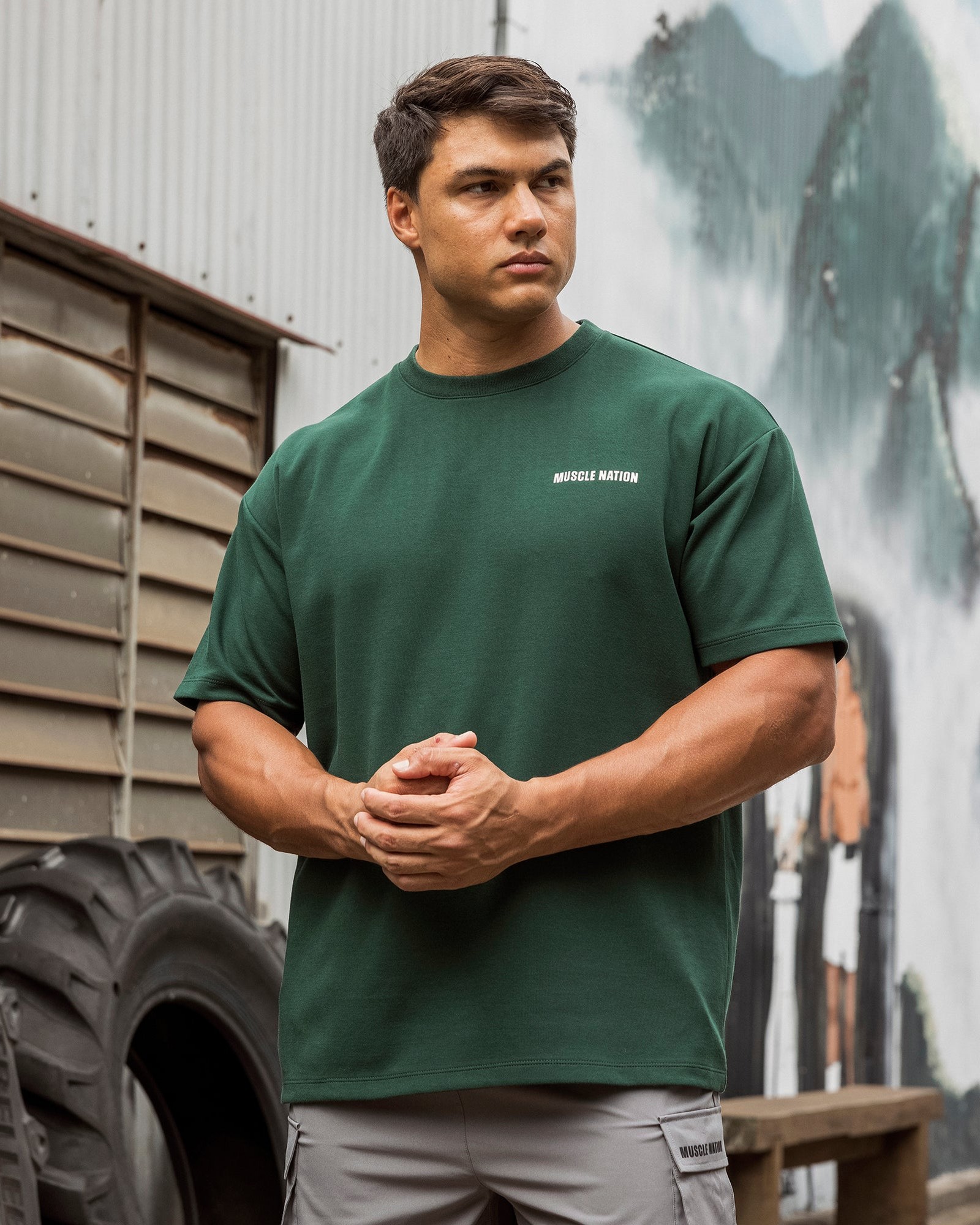 Daily Regular Fit Tee - Sporting Green
