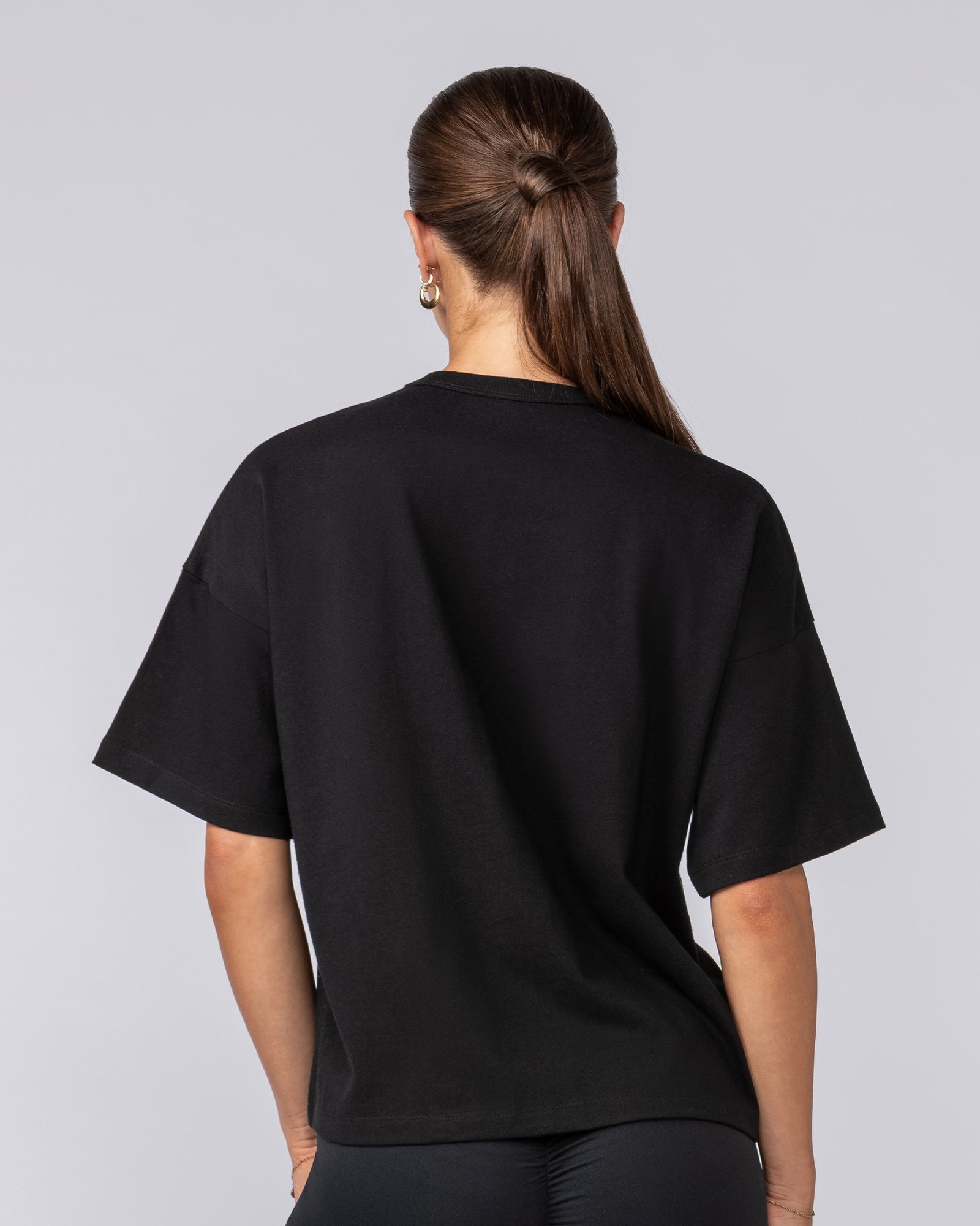Boxy Fit Tee - Black
