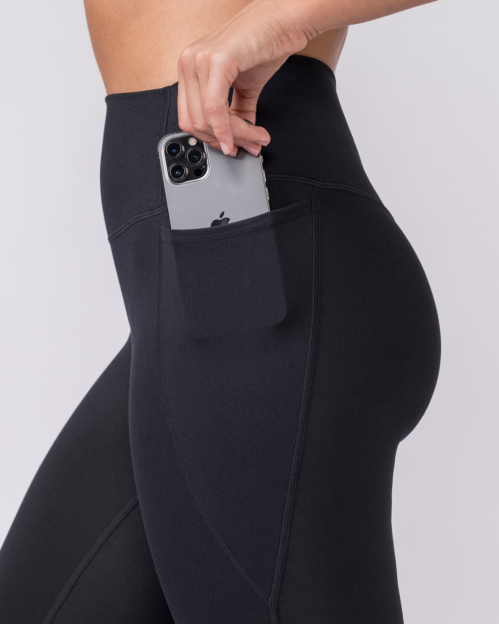 Zero Rise Everyday Pocket Flare Leggings - Black