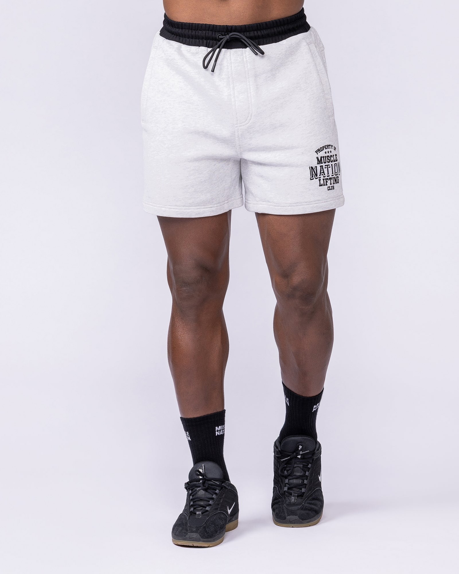 Archives Sweat 5" Shorts - Snow Grey Marl