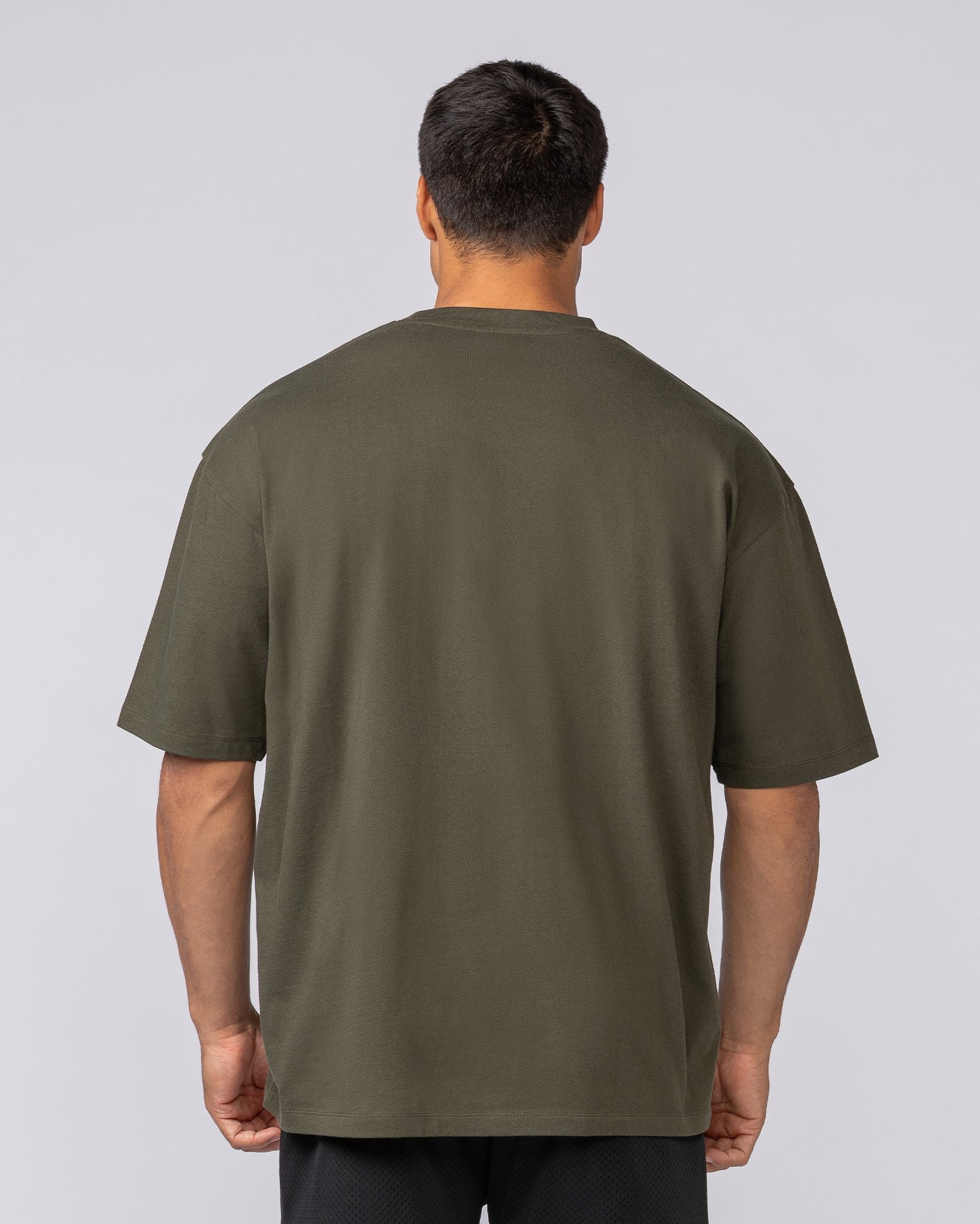 Varsity Training Oversized Tee - Dark Khaki