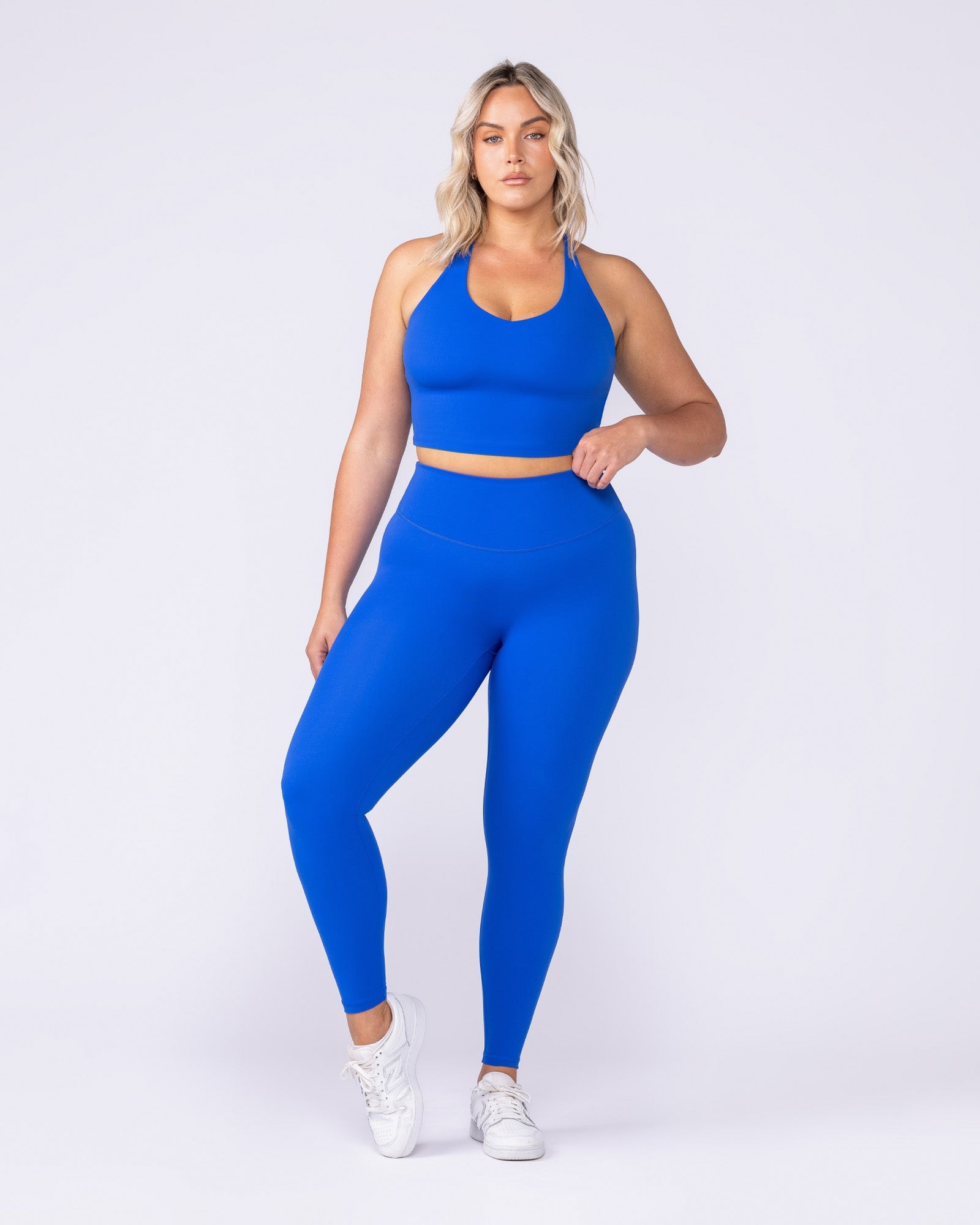 Active Form Cropped Tank - Bondi Blue