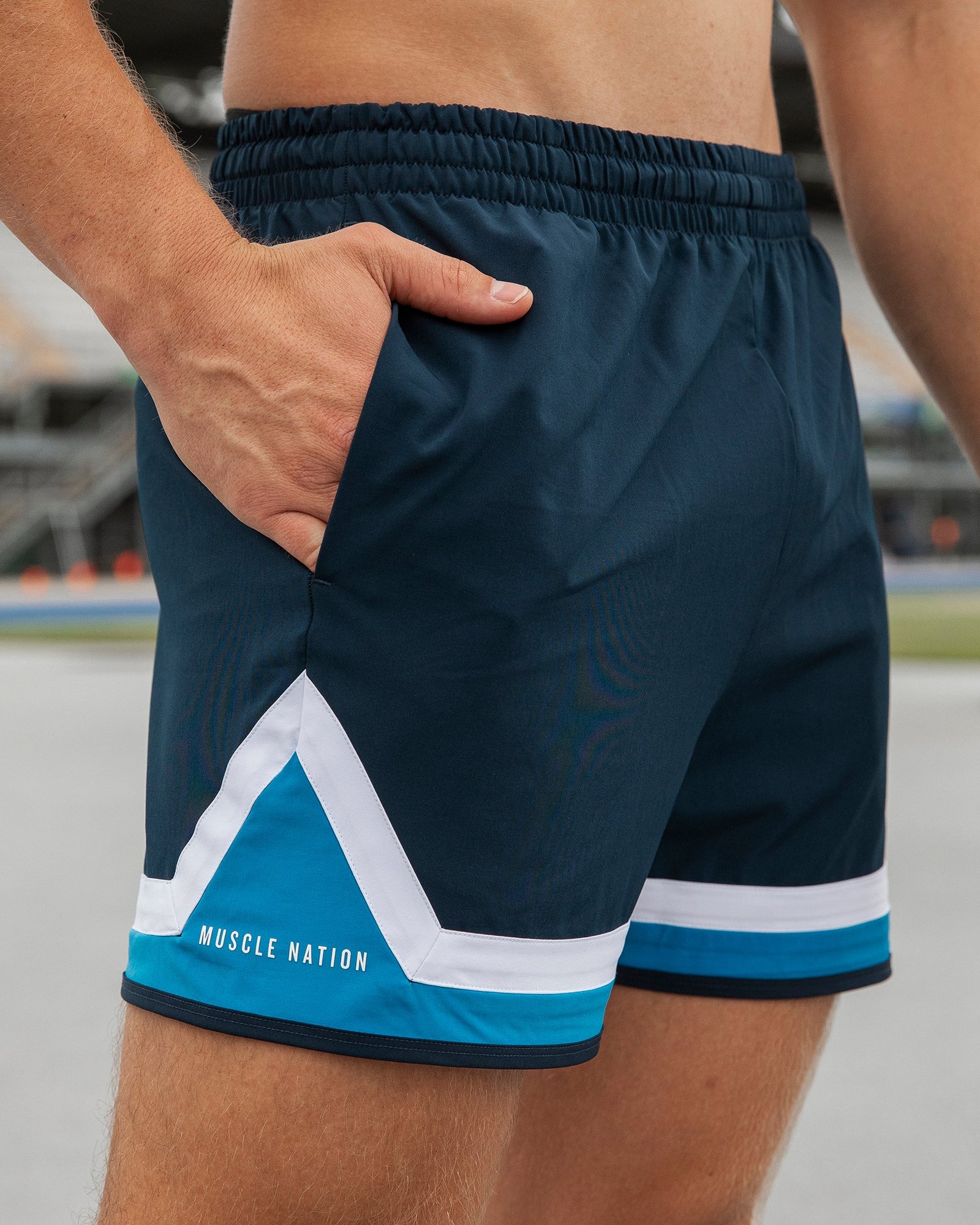 Player 4" Active Shorts - Navy