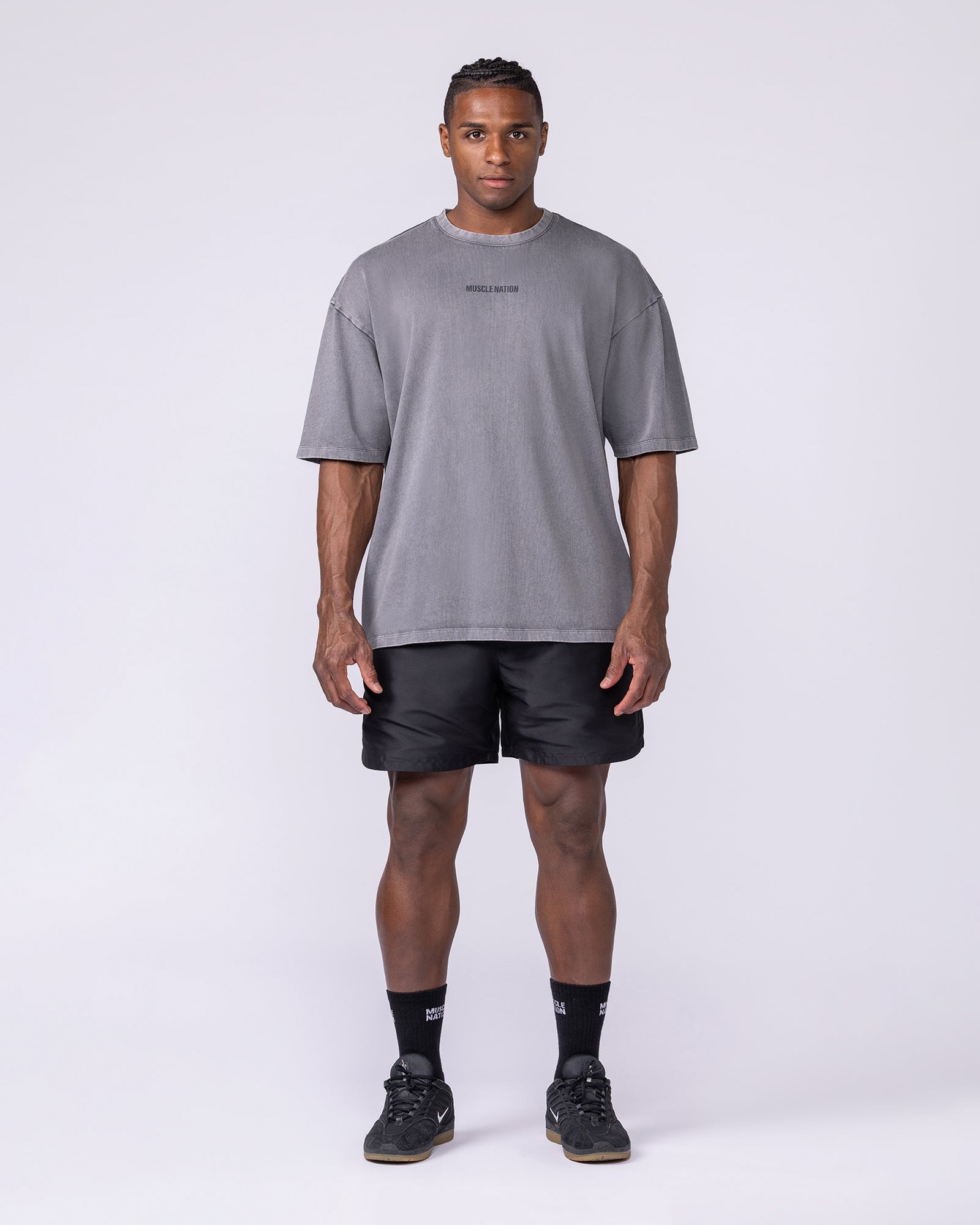 Worldwide Oversized Vintage Tee - Washed Tornado