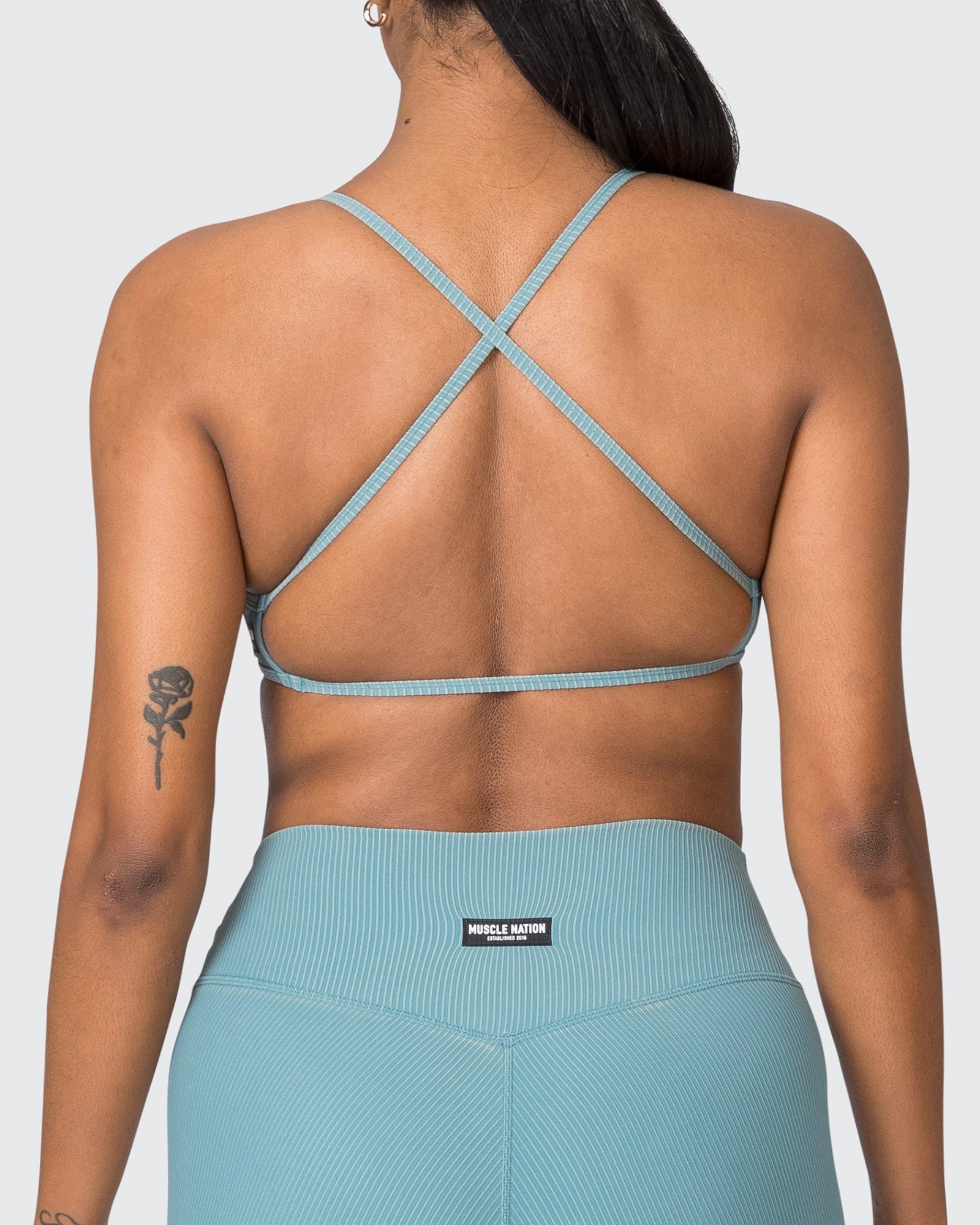 Essence Vintage Rib Bralette - Washed Harbour