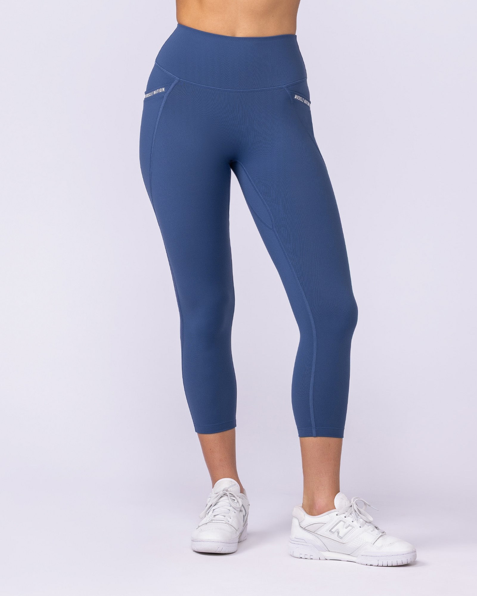 Illusion Signature Pocket 7/8 Leggings - Atlantis