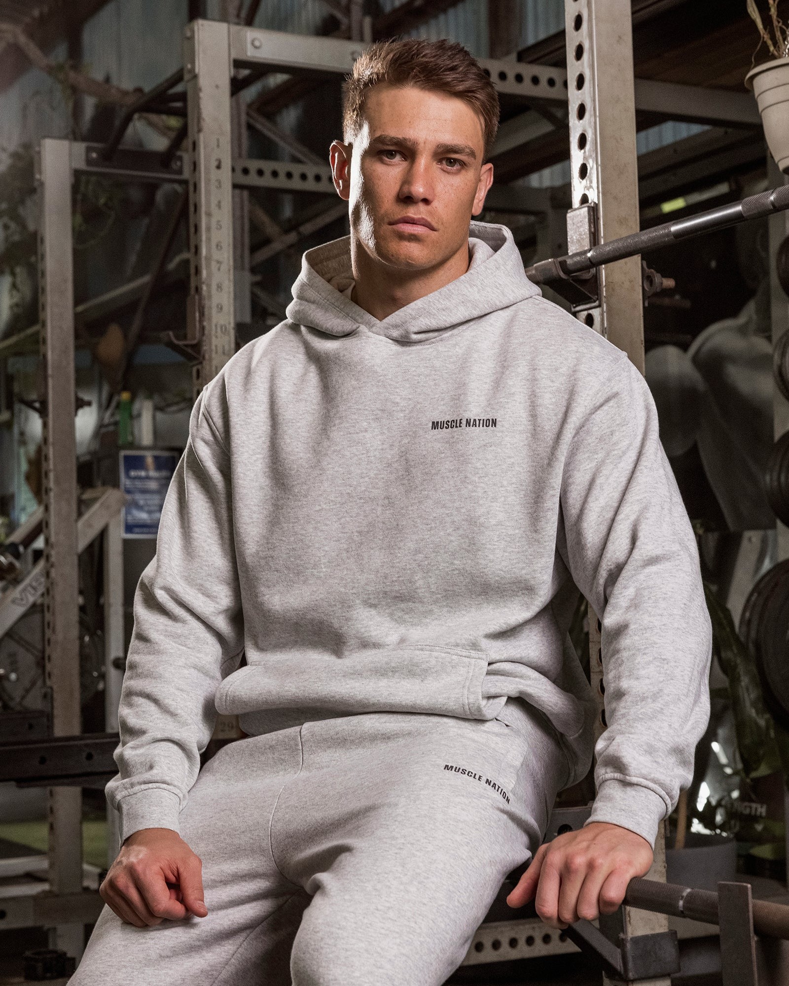 Essential Hoodie - Grey Marl