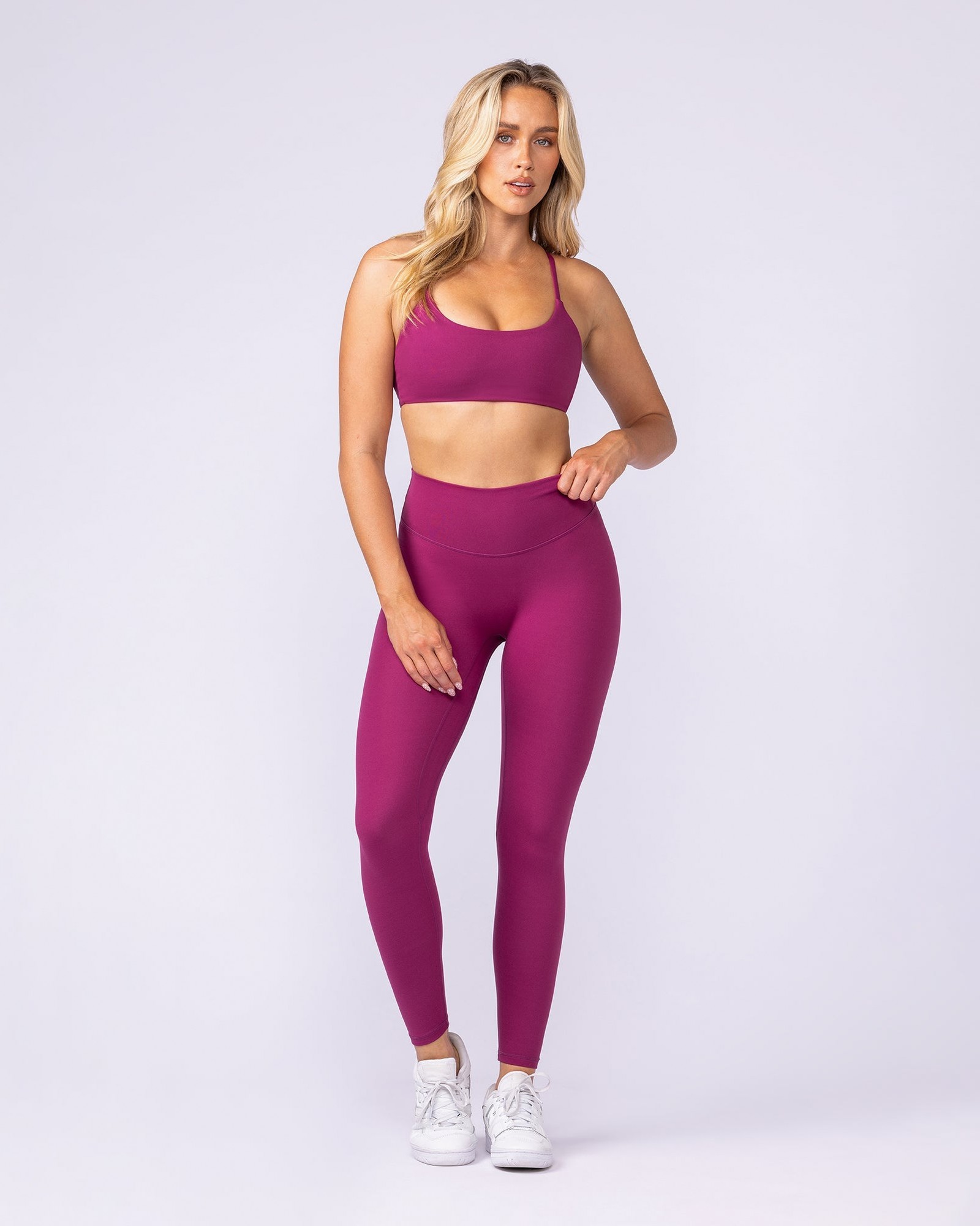 Zero Rise Everyday Ankle Length Leggings - Raspberry Quartz
