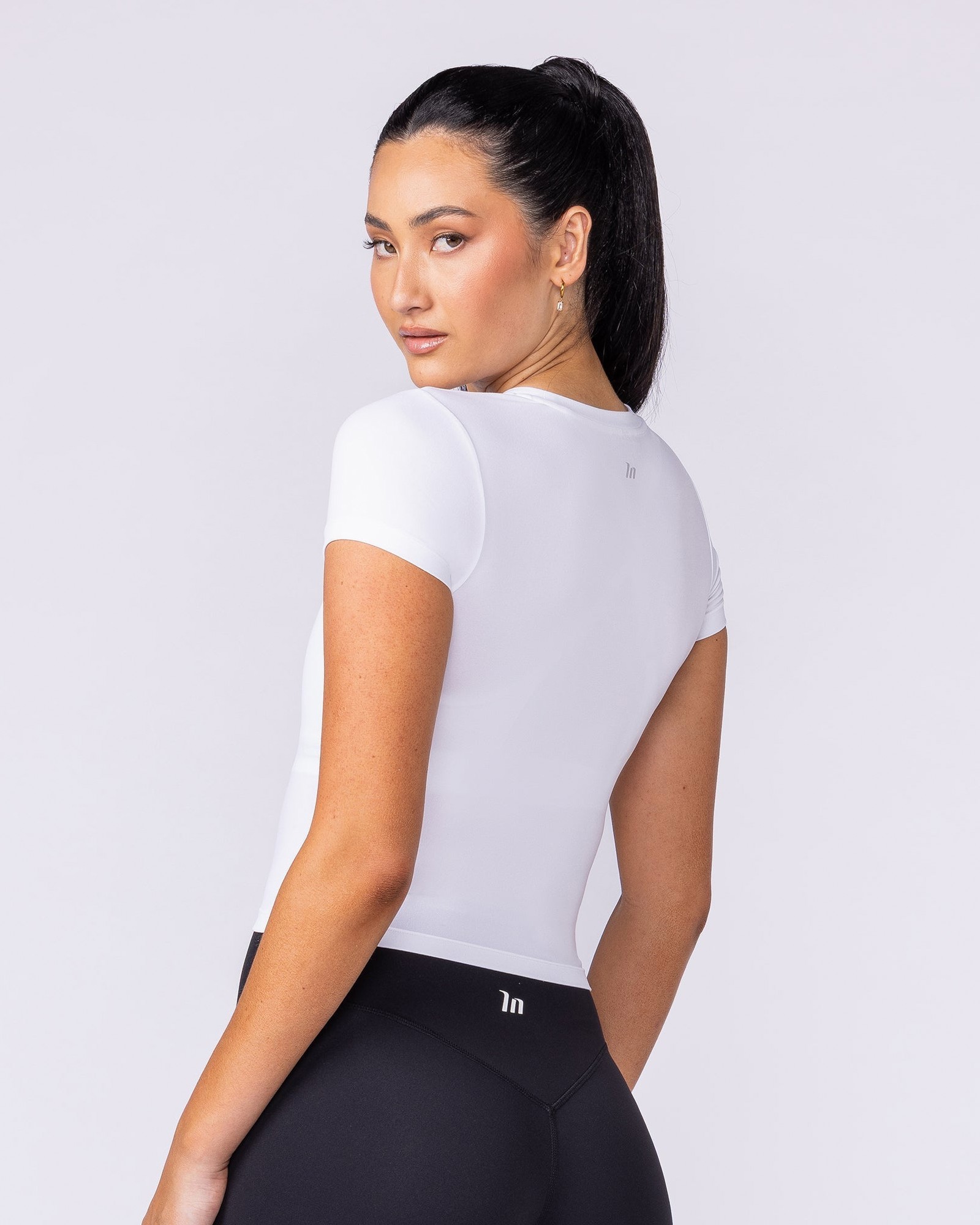 Essential Cropped Tee - White