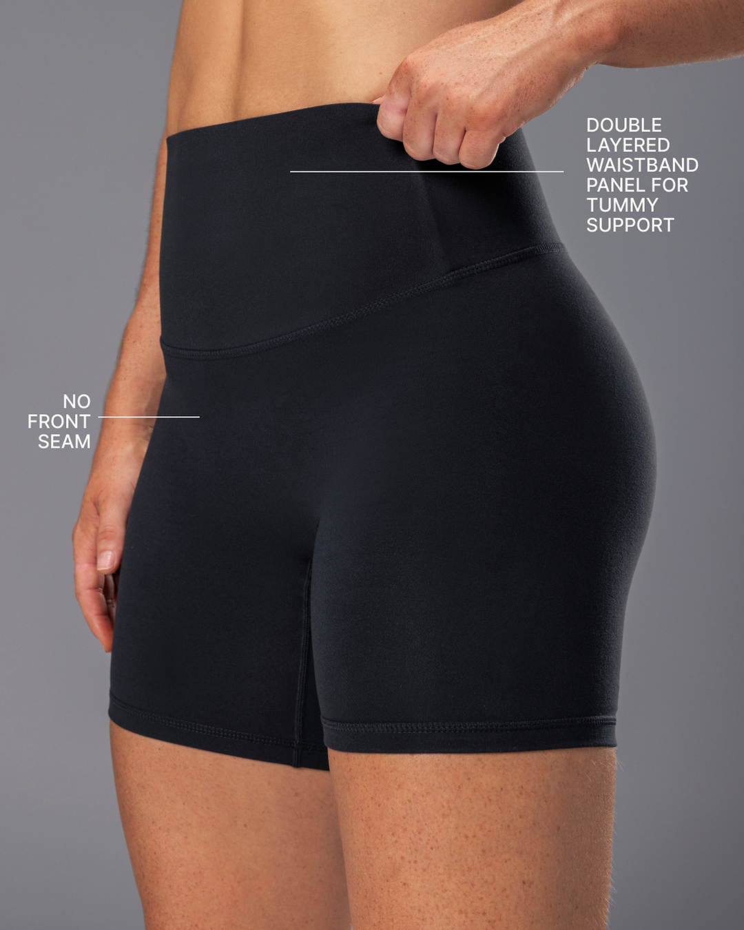 Unrivalled Bare Bike Shorts - Black