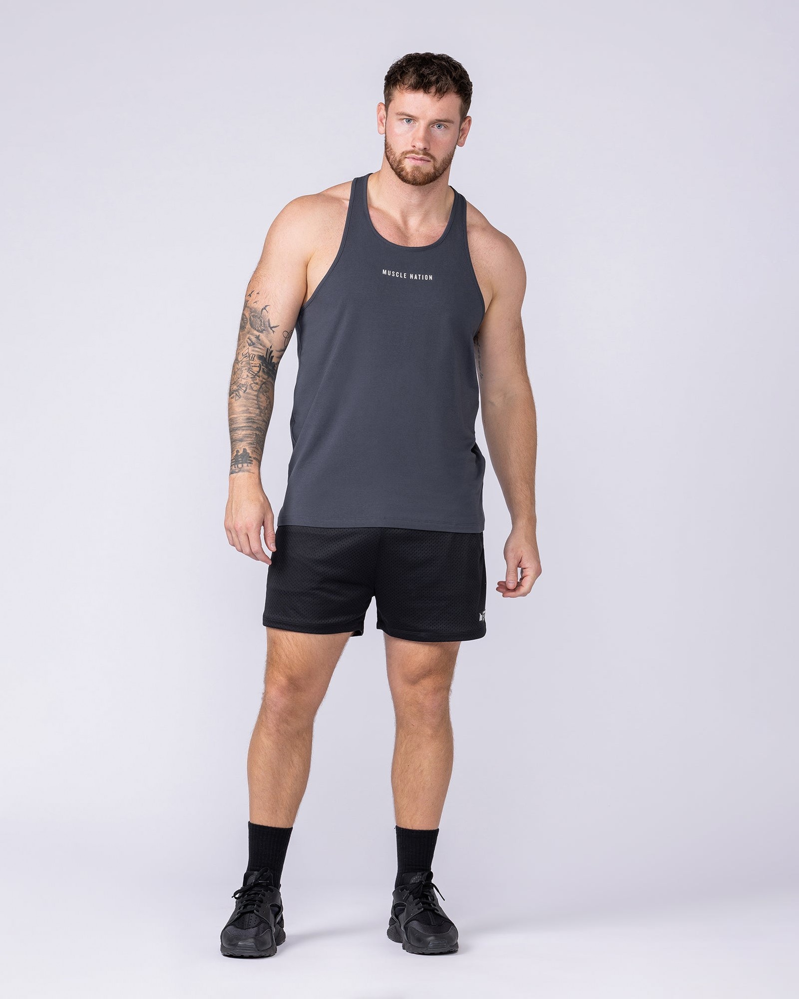 Infinite Y Back Singlet - Thunder