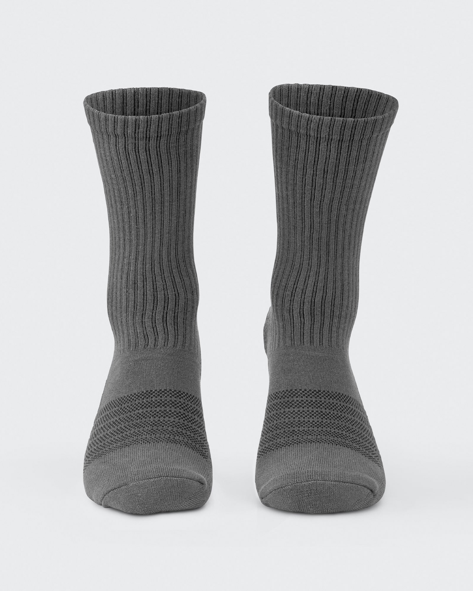 Mens Varsity Crew Sock (2x Pack) - Charcoal