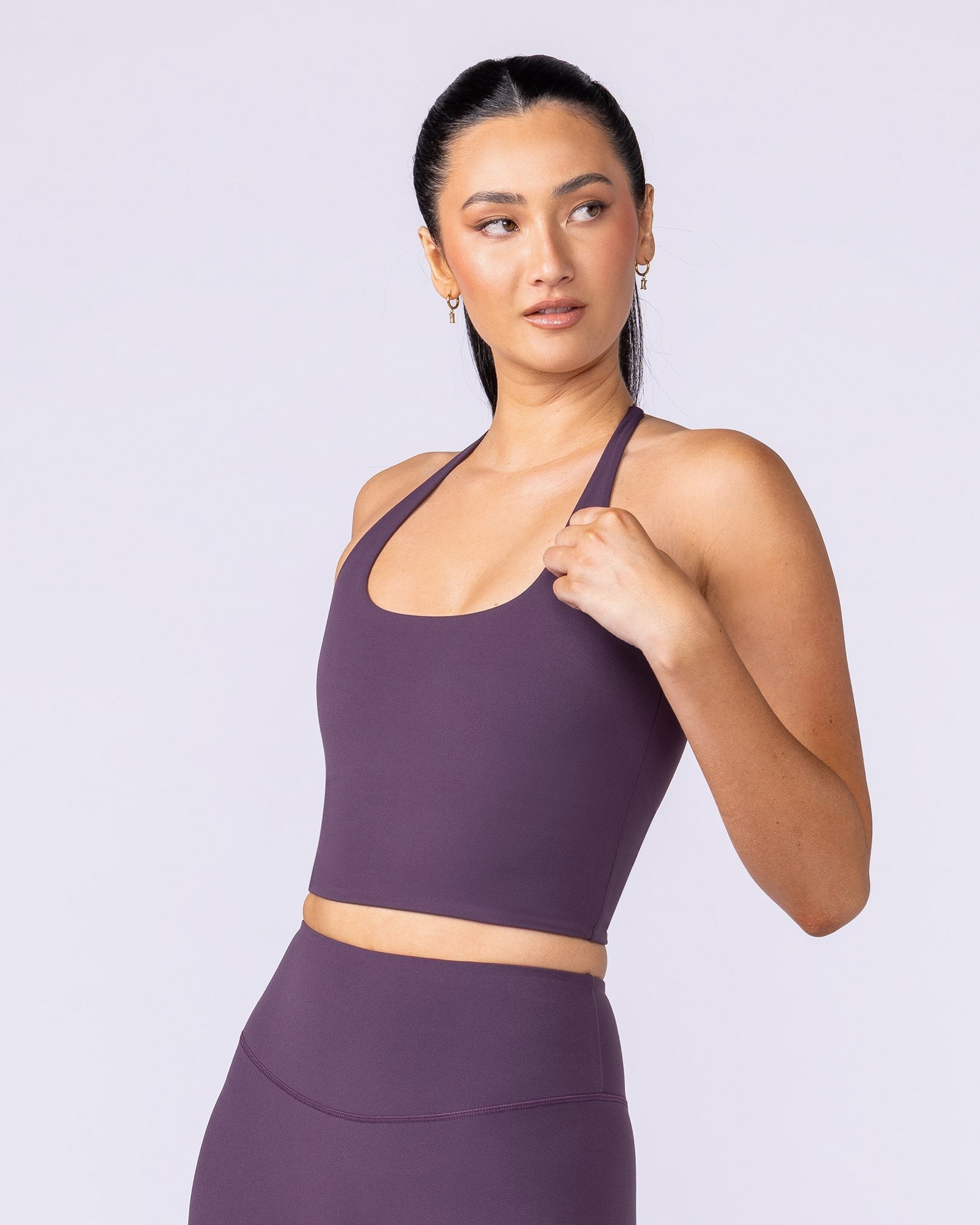 Captivate Bra Tank - Midnight Plum