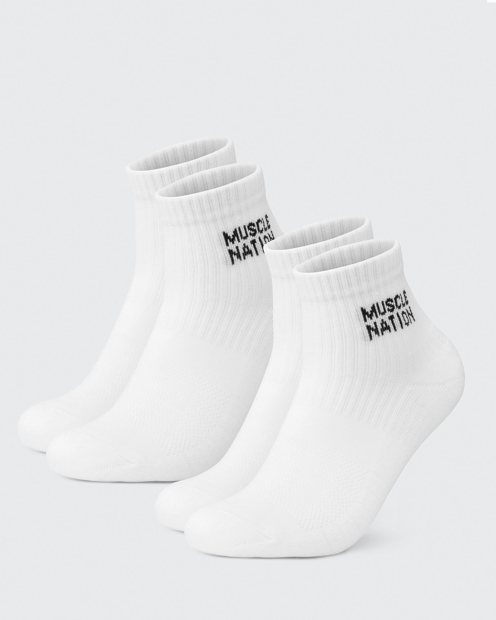Womens 1/4 Crew Sock (2x Pack)