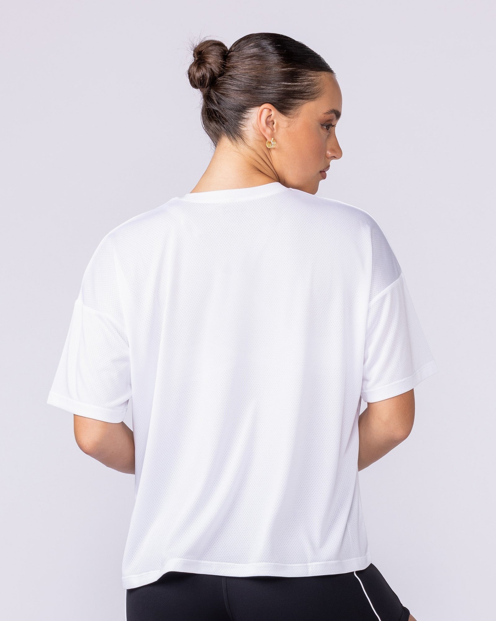 Boxy Training Tee - White