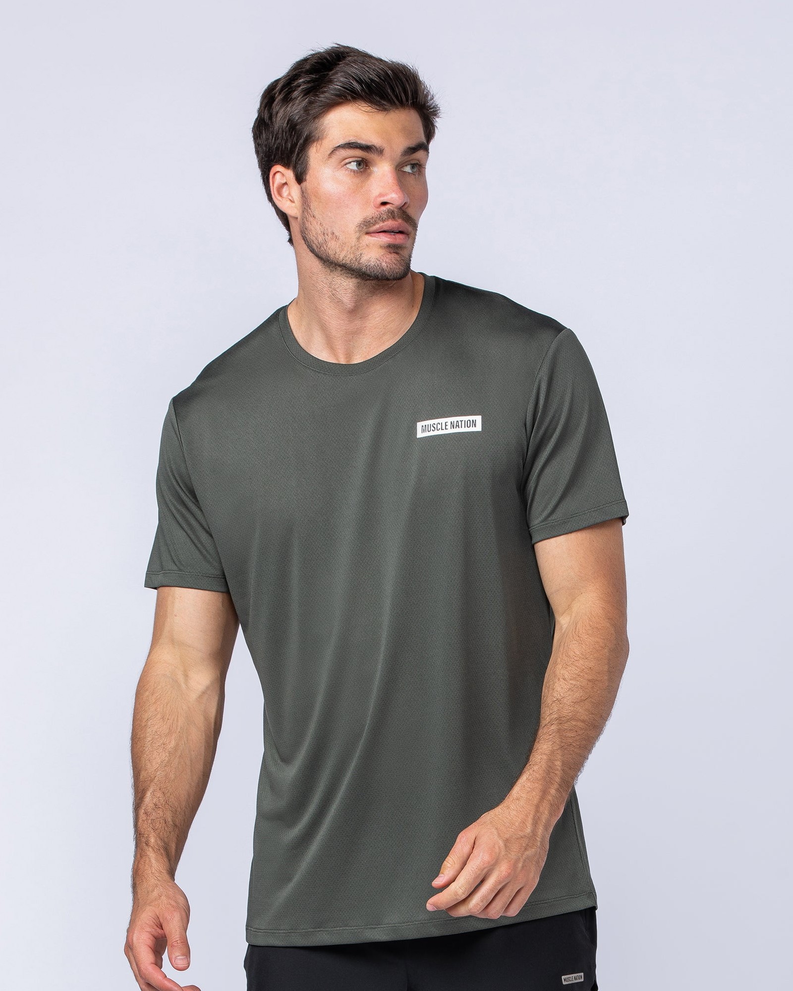 Relaxed Active Tee - Dark Khaki
