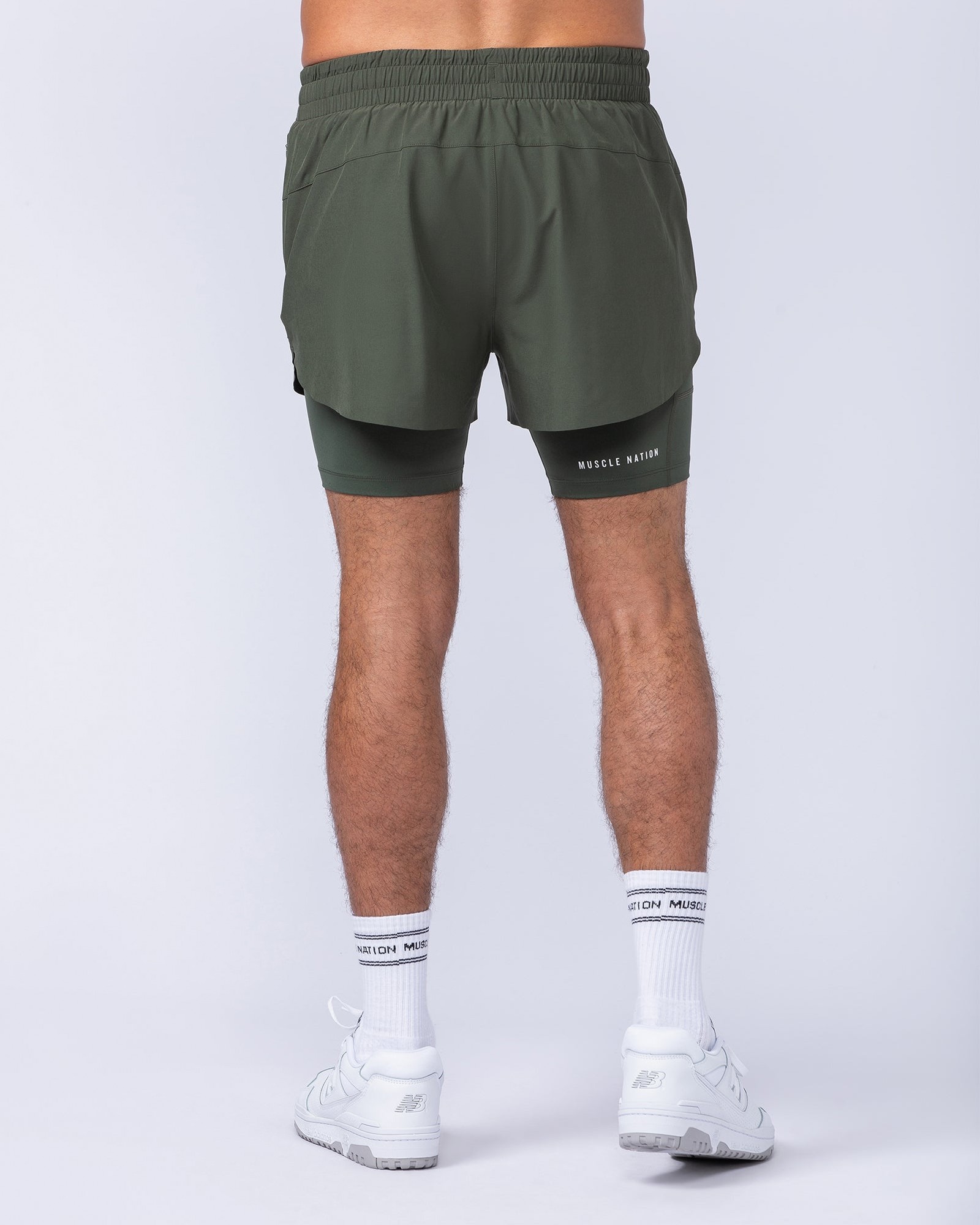 Hybrid 3" Shorts - Dark Khaki