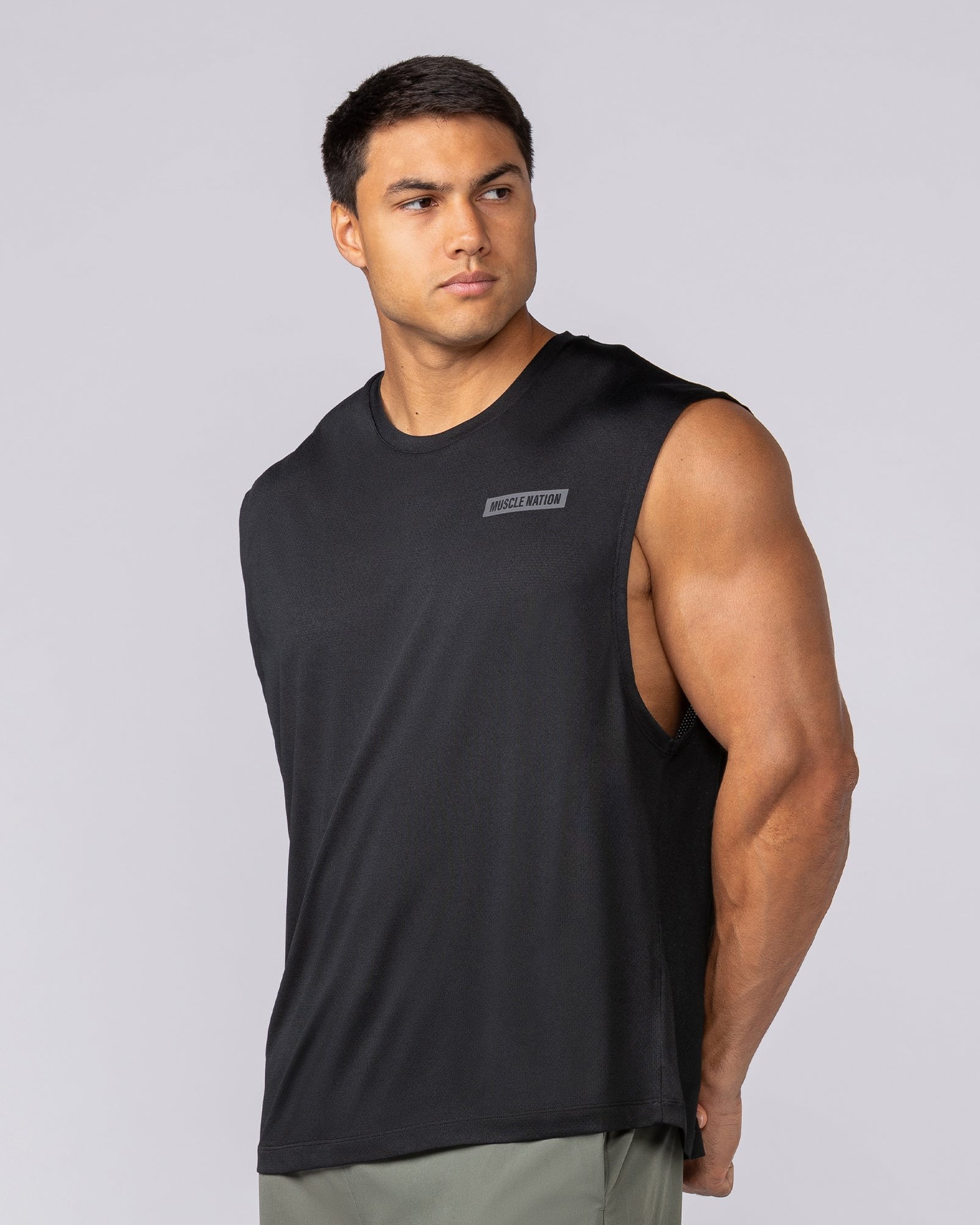Relaxed Active Tank - Black