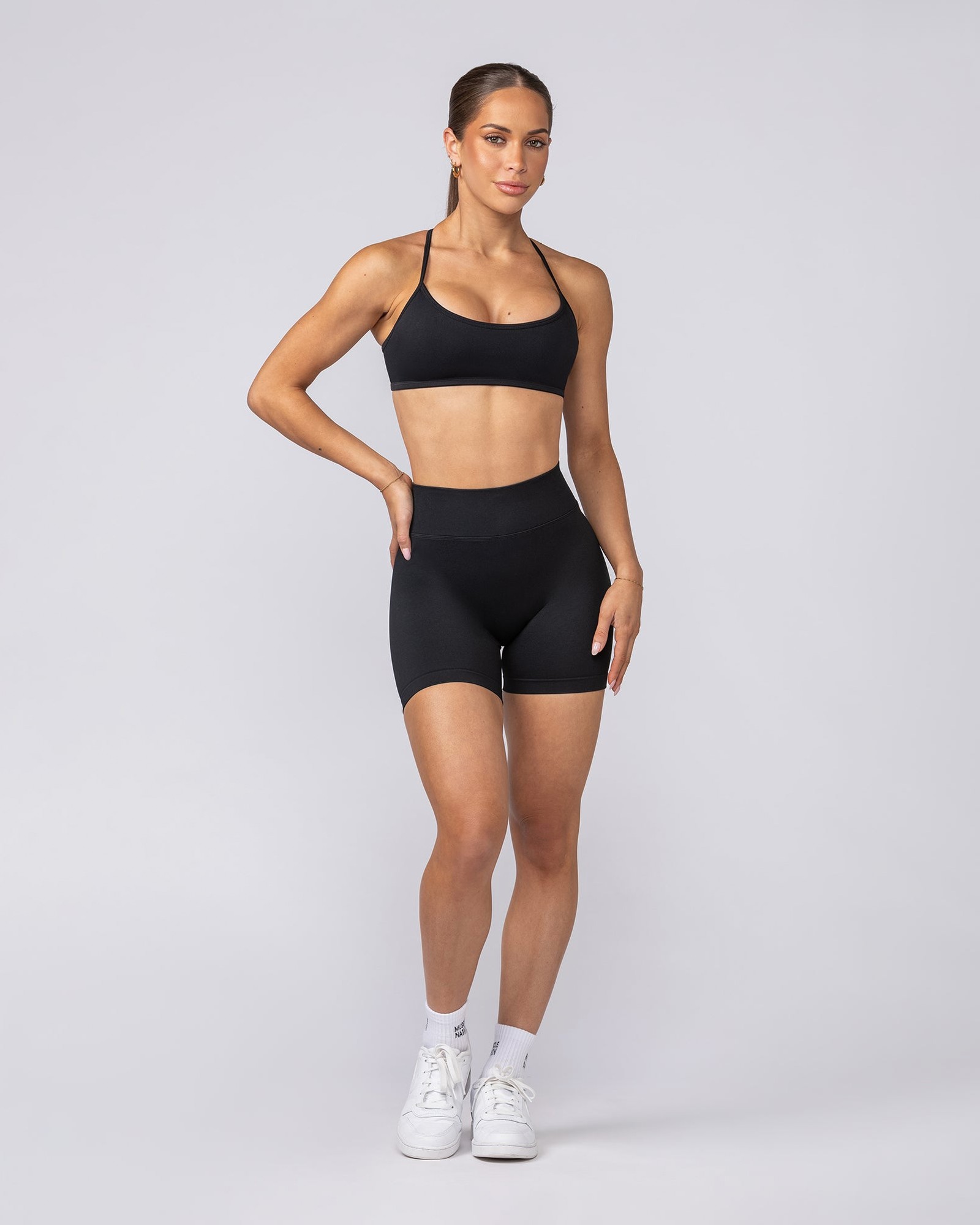 Sculpt Seamless Midway Shorts - Black