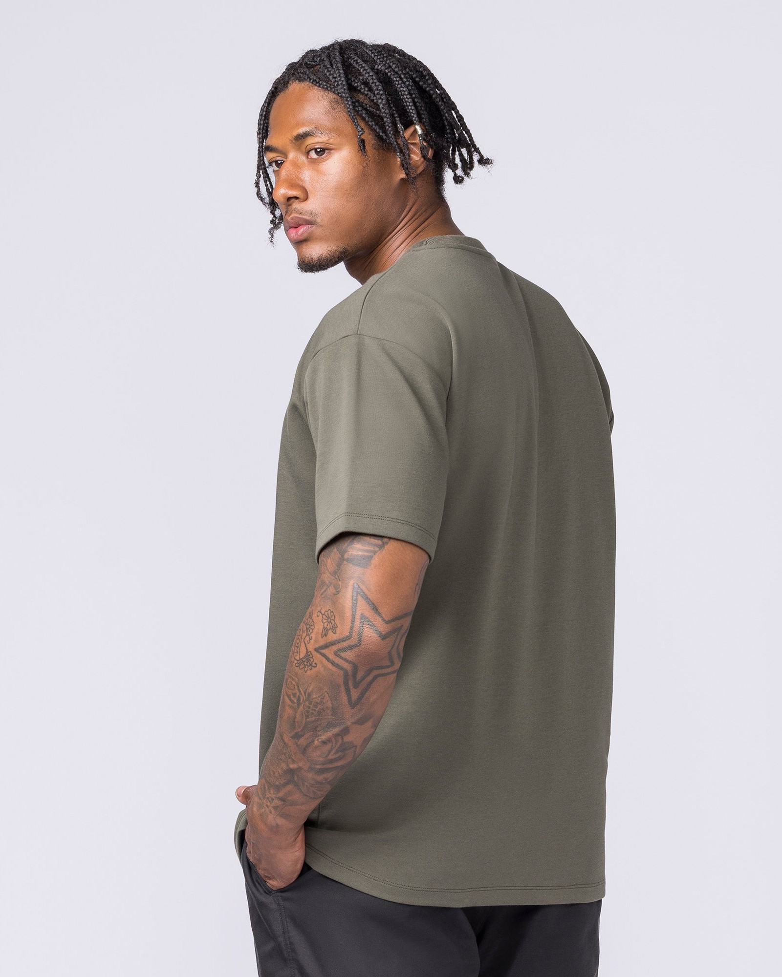 Daily Regular Fit Tee - Dark Khaki
