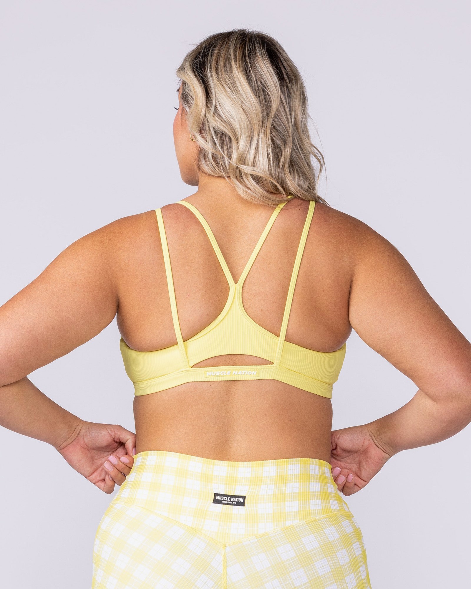Pace It Rib Bra - Sunshine