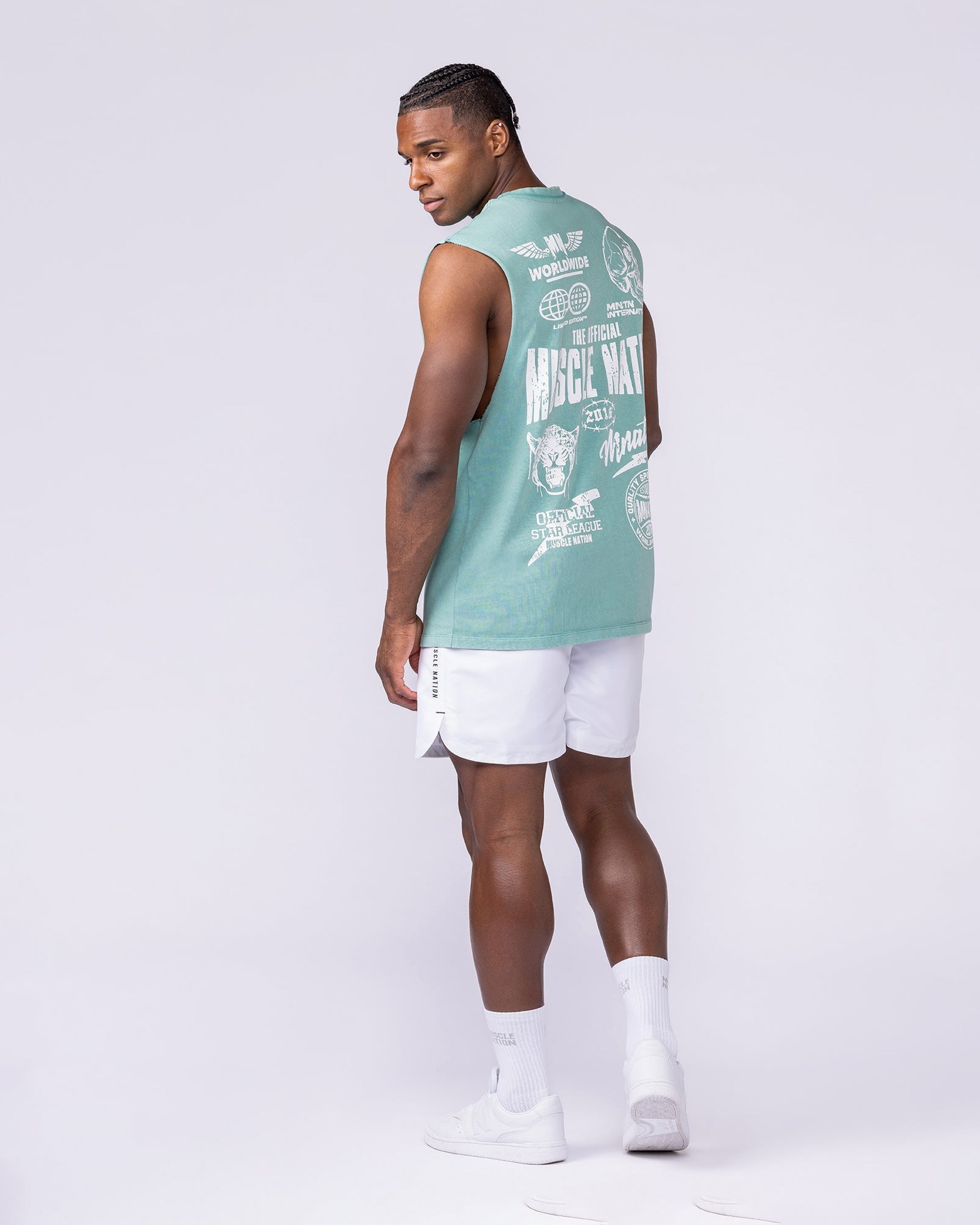 Archives Vintage Muscle Tank - Washed Alpine
