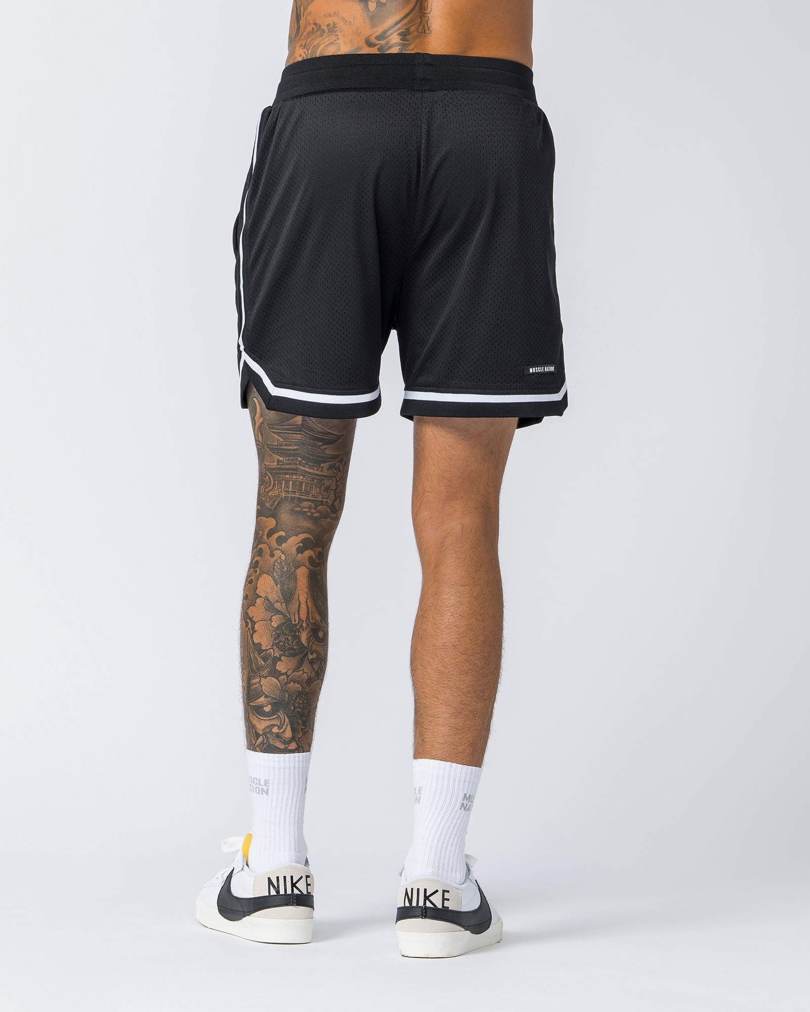 Mens 5" Basketball Shorts - Black