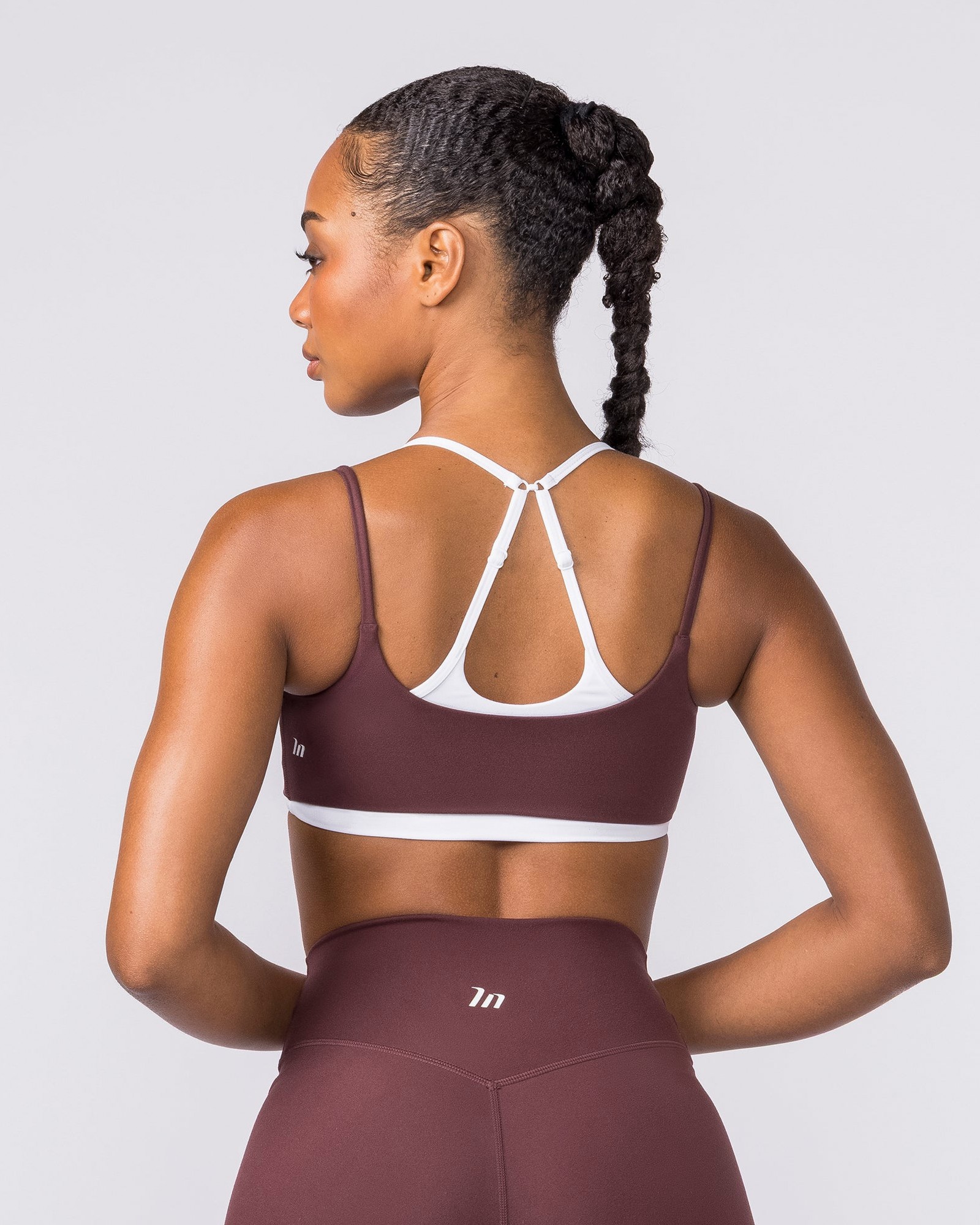 Duo Bralette - White/Rocky Road