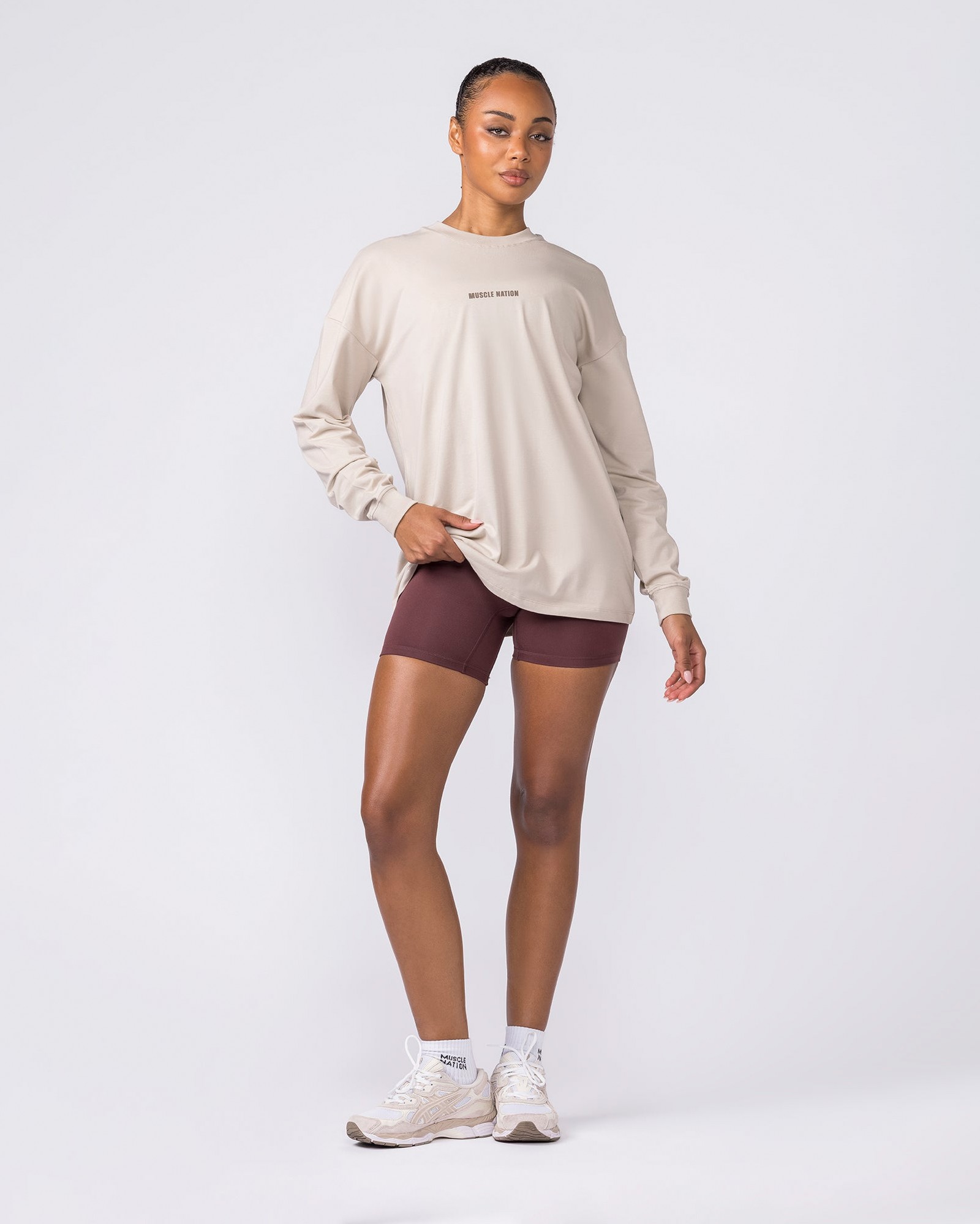 Classic Long Sleeve Top - Cream