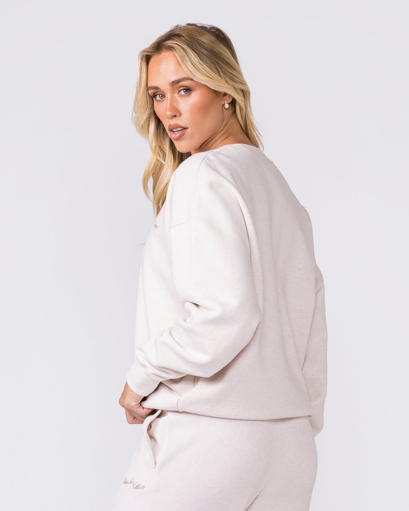 Collective Boxy Pullover - Dew Marl