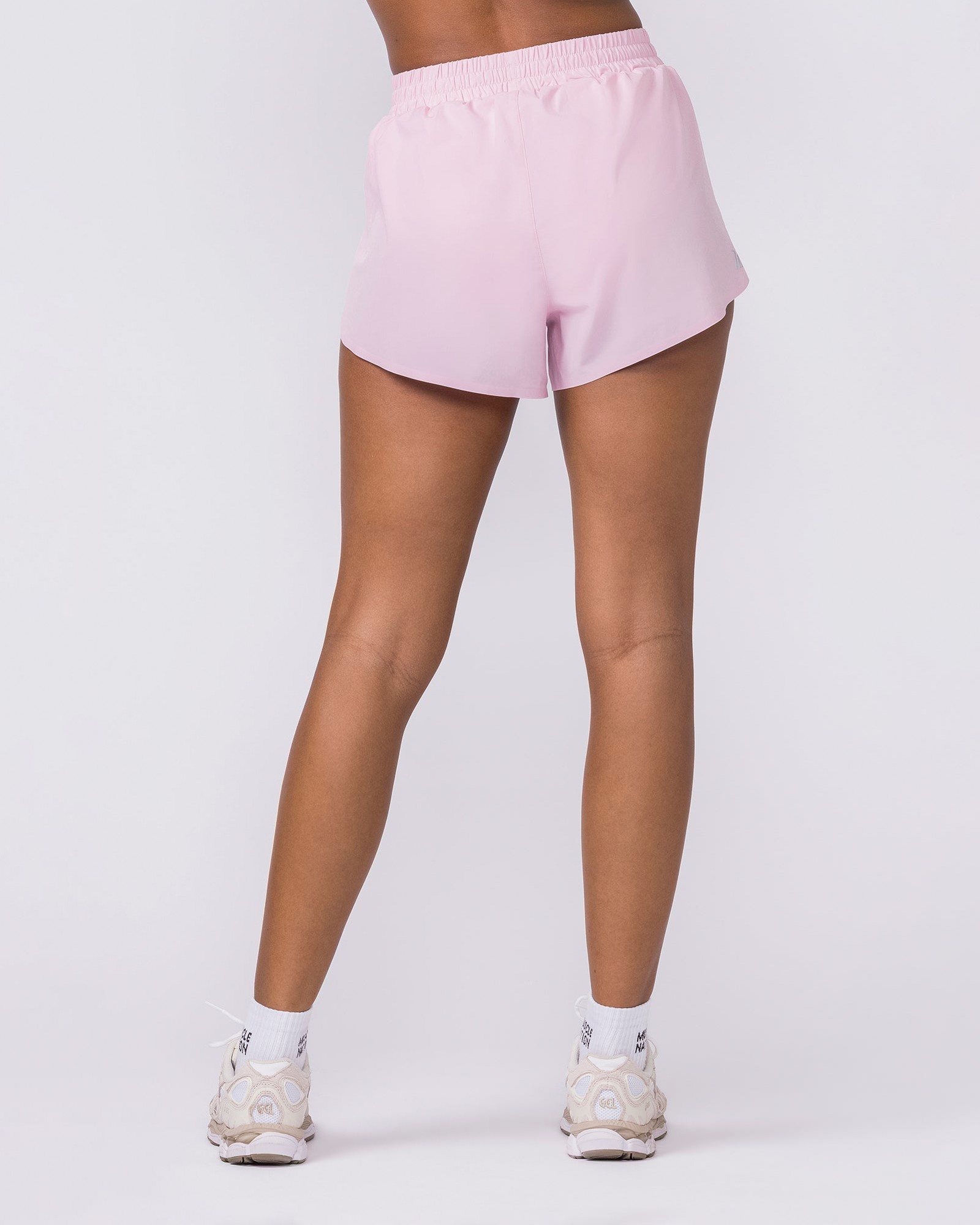 Pace 3" High-Waisted Run Shorts - Blossom