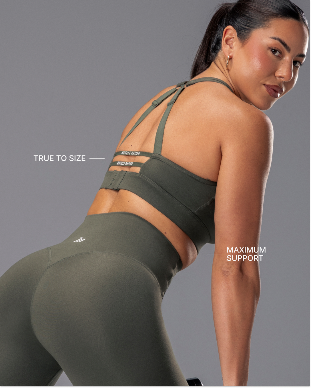 Elite Support Bra - Eucalyptus