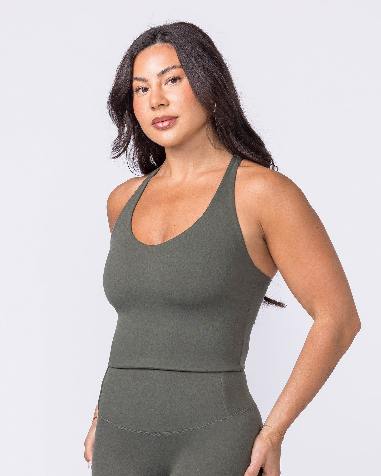 Everyday Form Cropped Tank - Eucalyptus