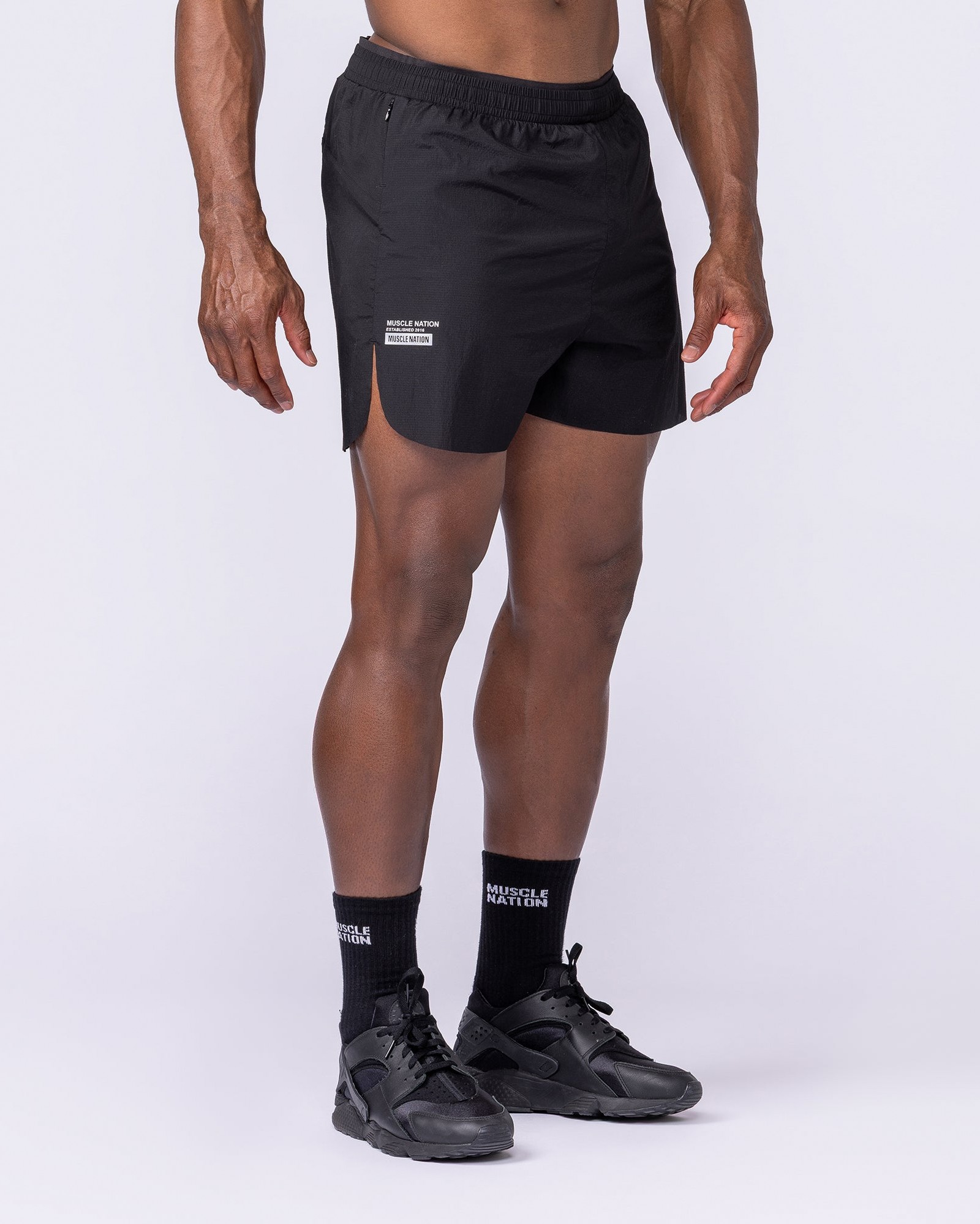Compete 3" Run Shorts - Black