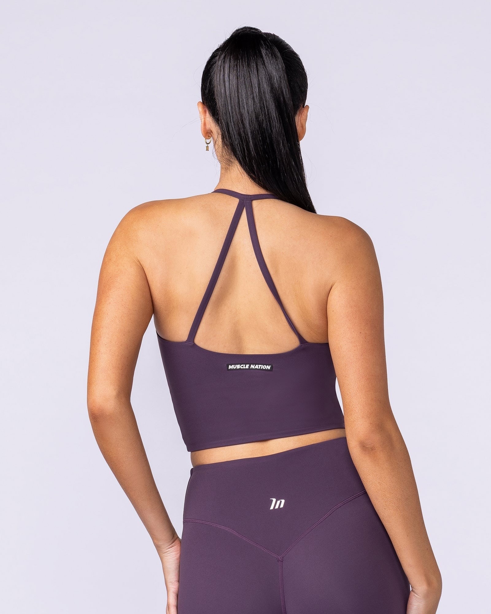 Captivate Bra Tank - Midnight Plum