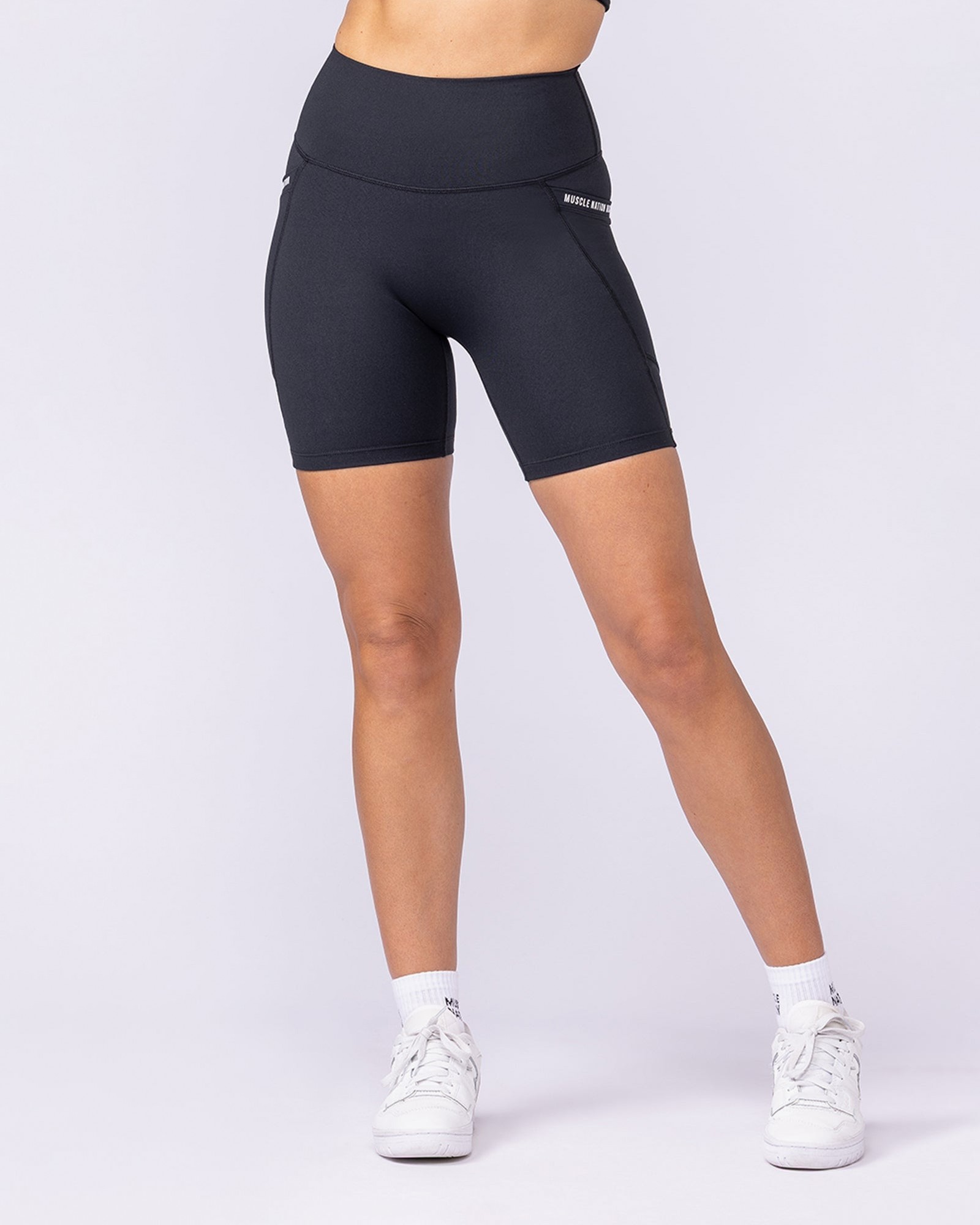 Illusion Signature Pocket Bike Shorts - Black