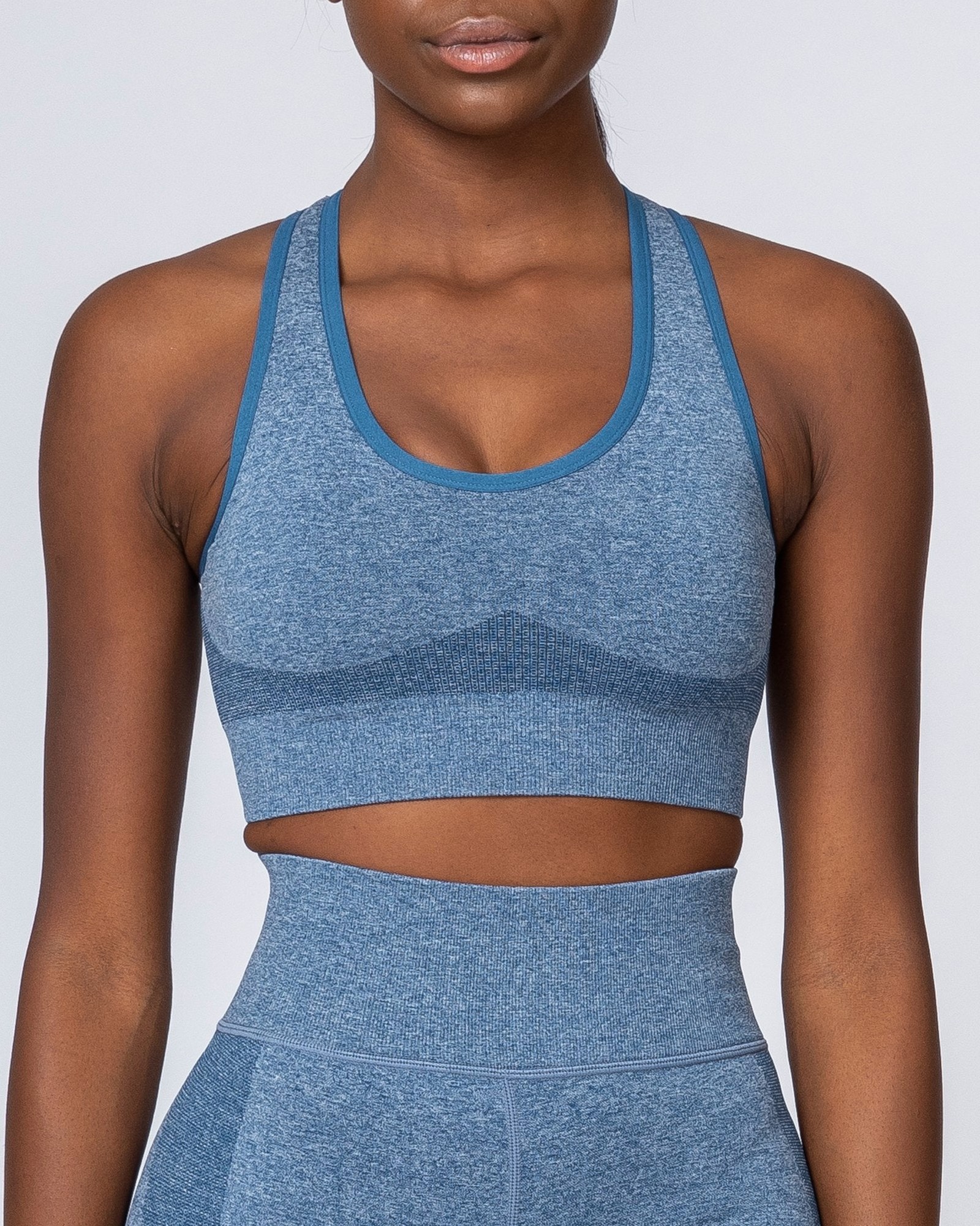 Comfort Seamless Bra - Navy Marl