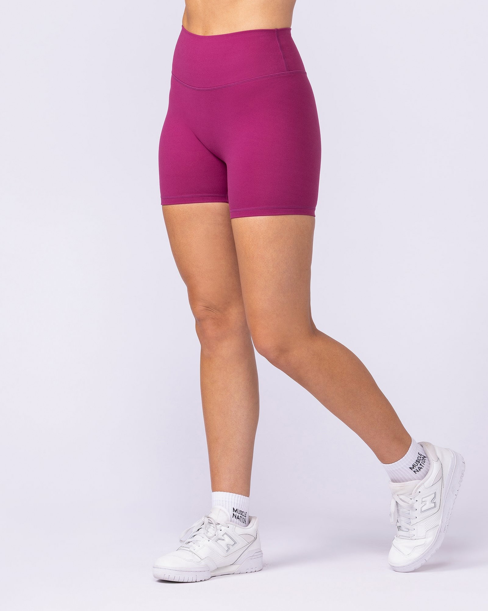 Zero Rise Everyday Midway Shorts - Raspberry Quartz