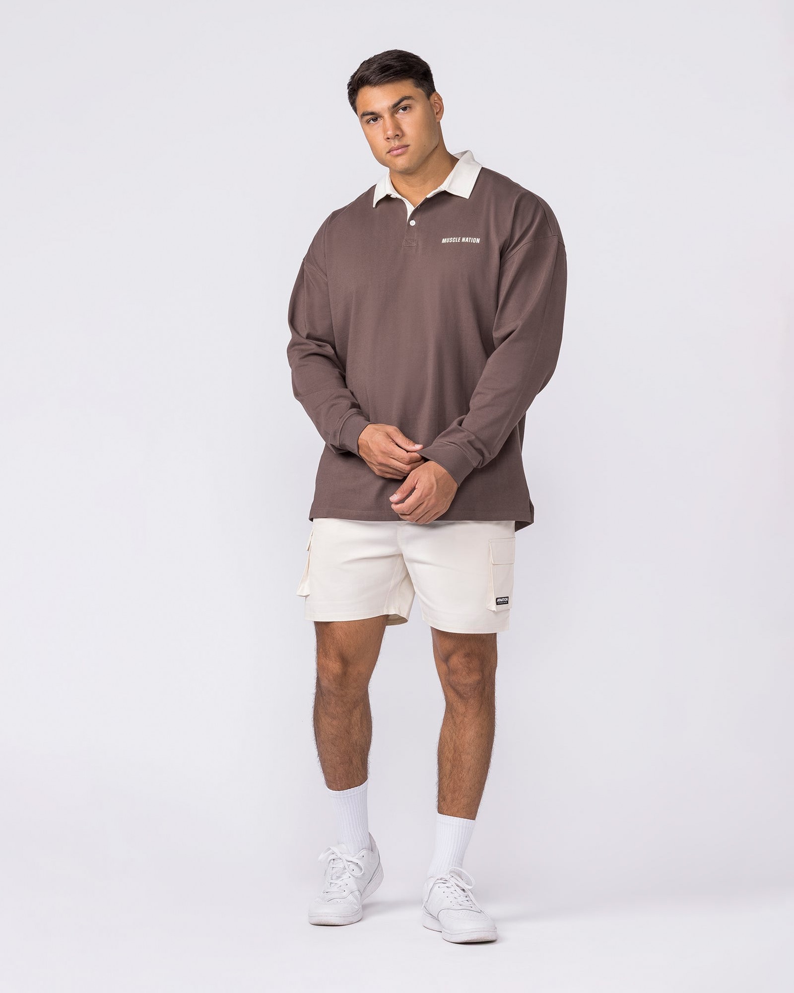 Essential Lightweight Rugby Jersey - Dark Taupe