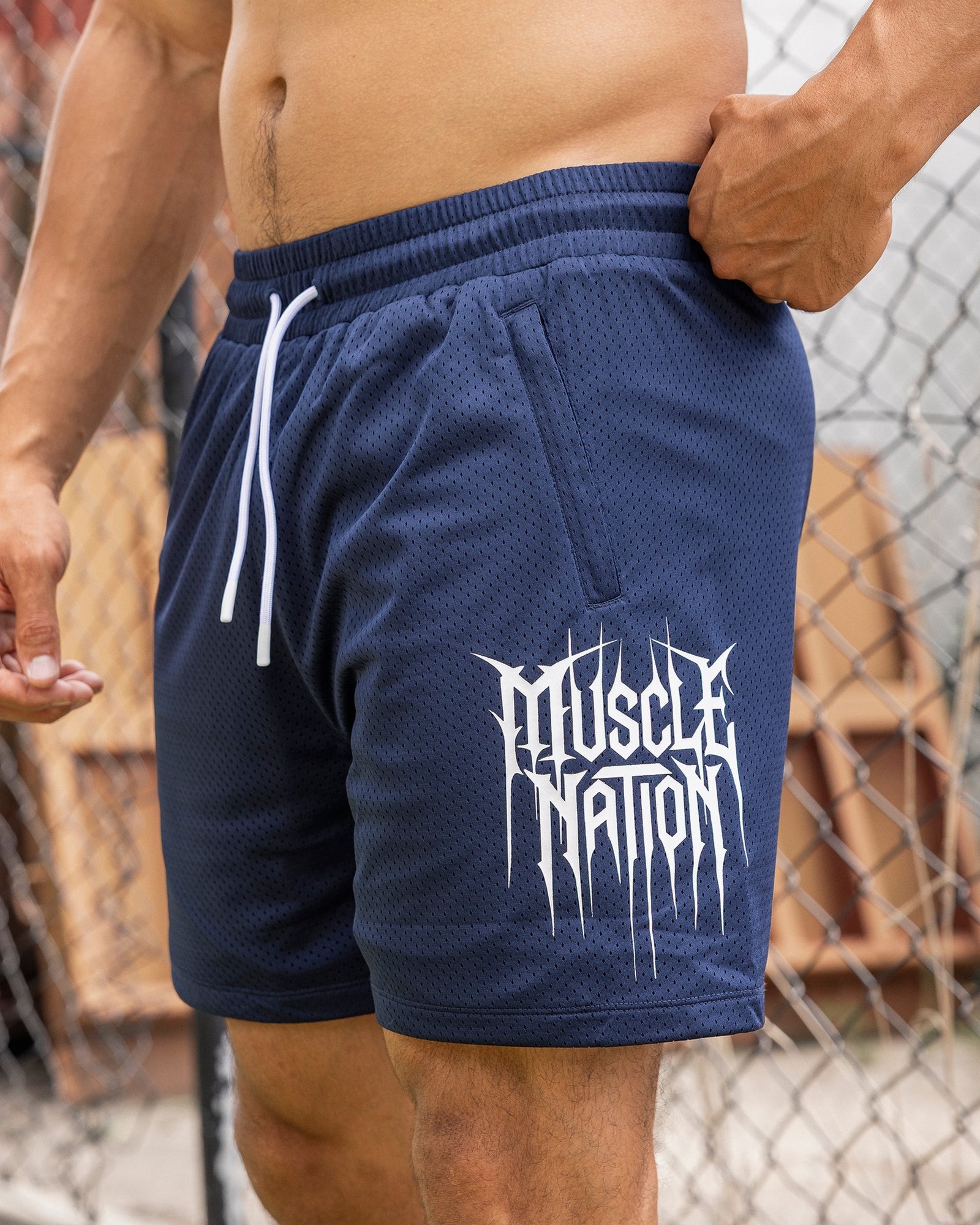 Metalcore Lay Up 5" Shorts - Navy