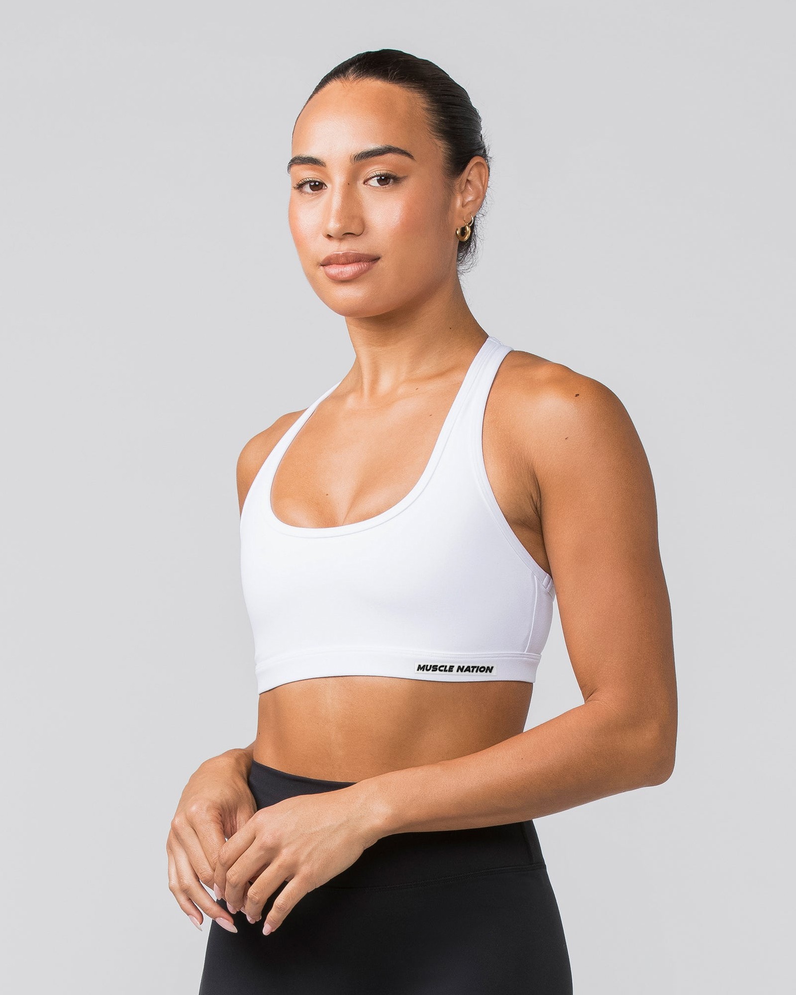 Drew Bra - White / White