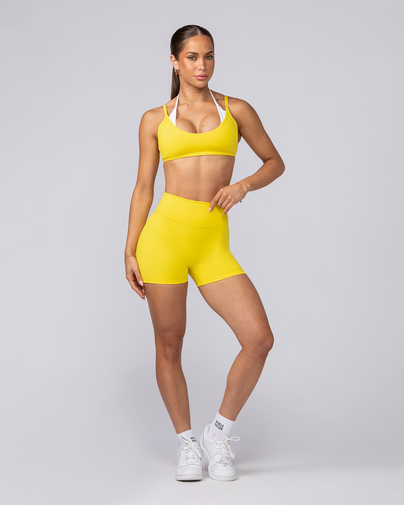 Instinct Scrunch Midway Shorts - Buttercup