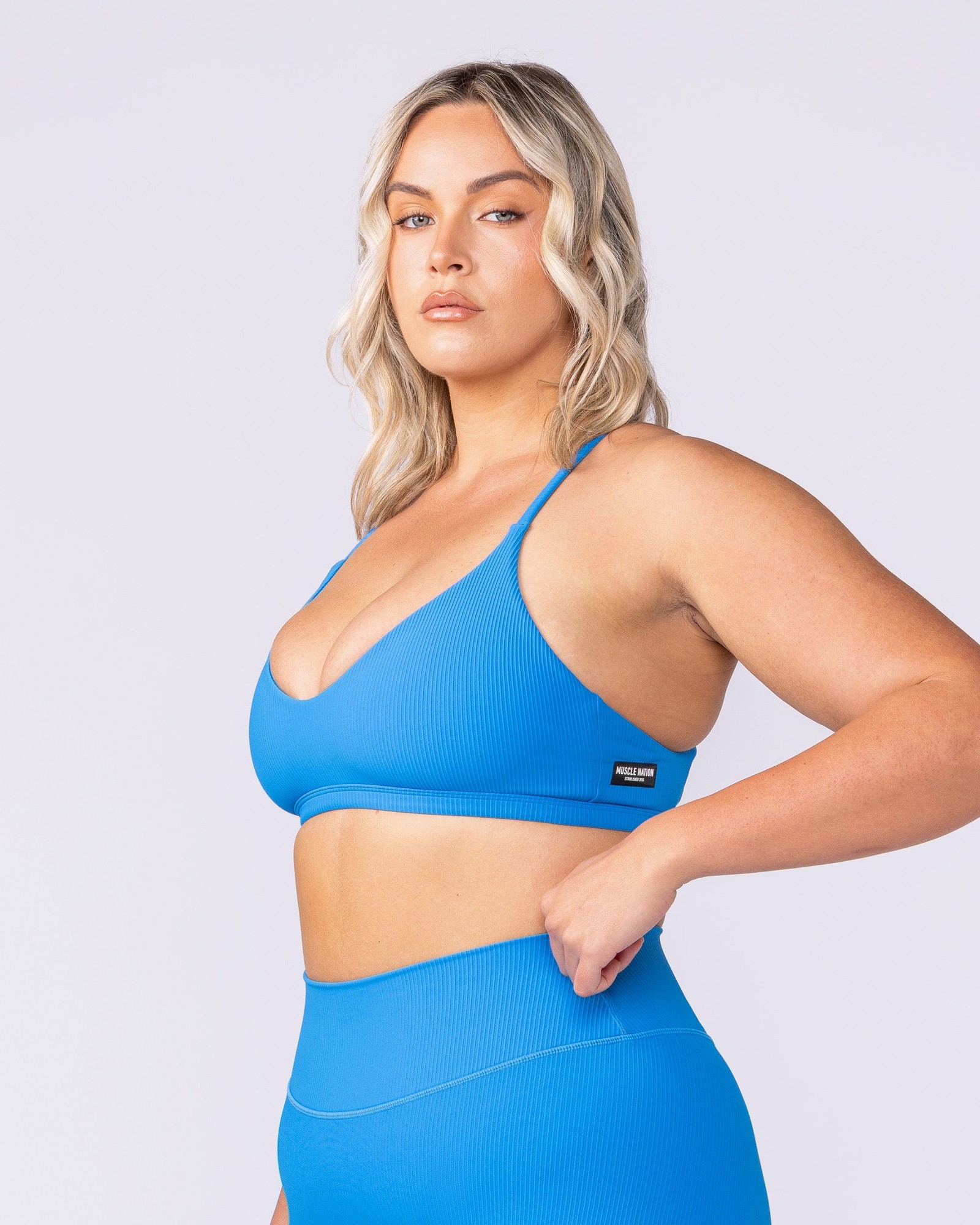 Fantasy Rib Bralette - Malibu