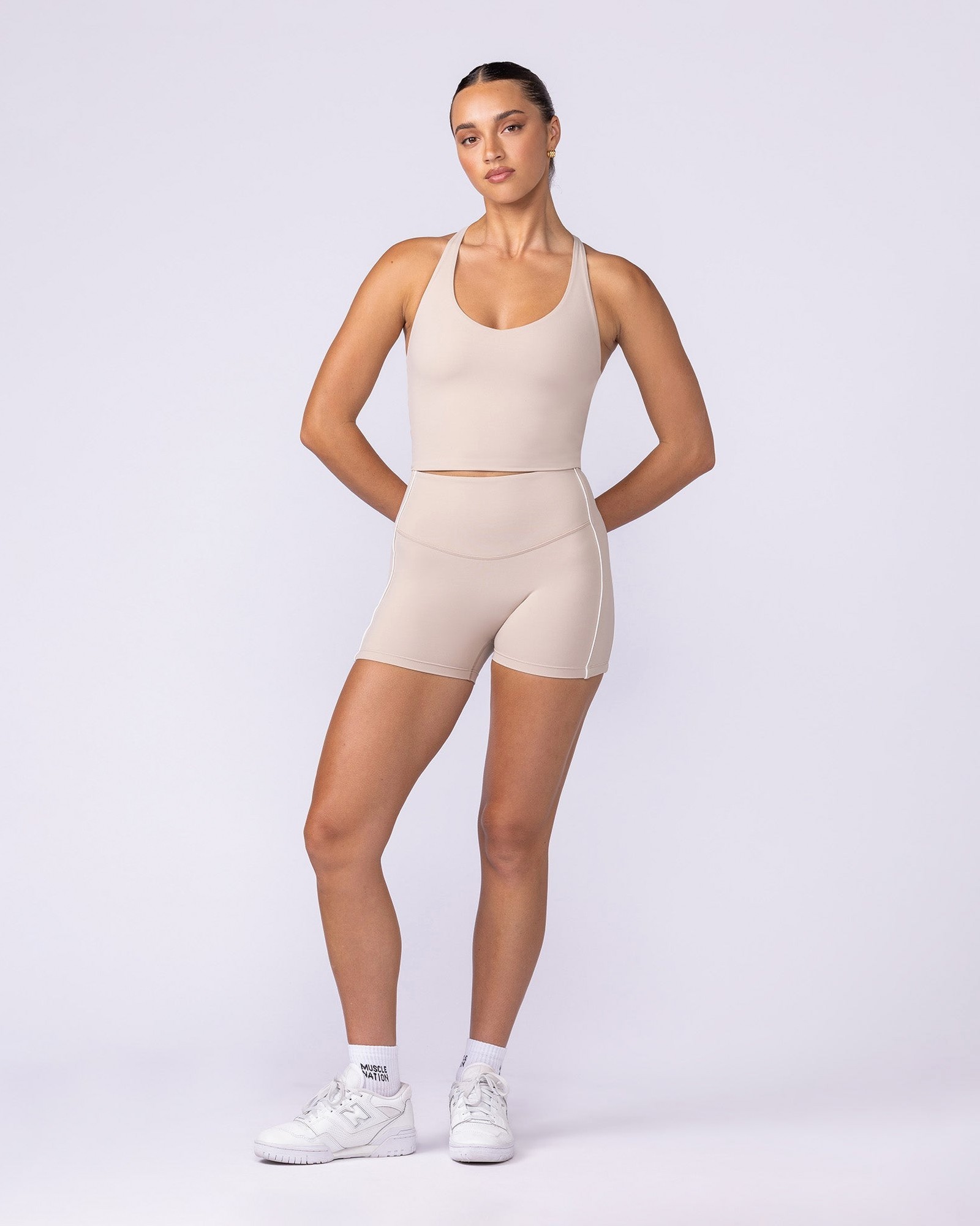 Active Form Cropped Tank - Sand
