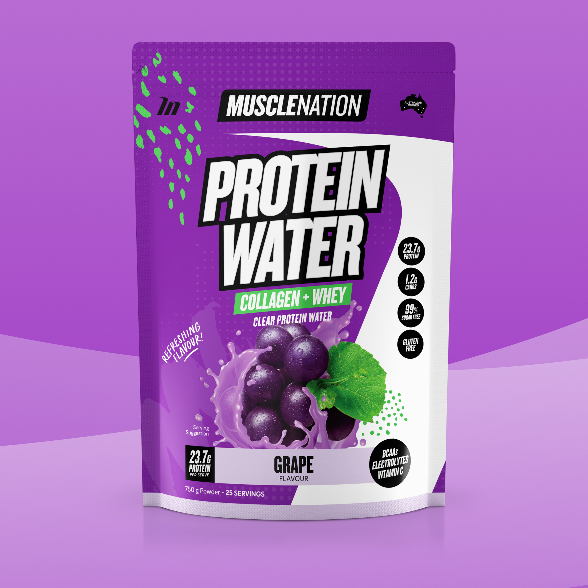 PROTEIN WATER - Grape - 25 serves