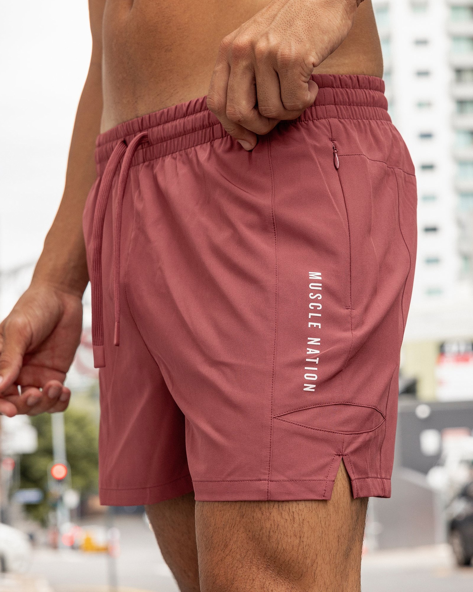 Streamline Training 3" Shorts - Rust