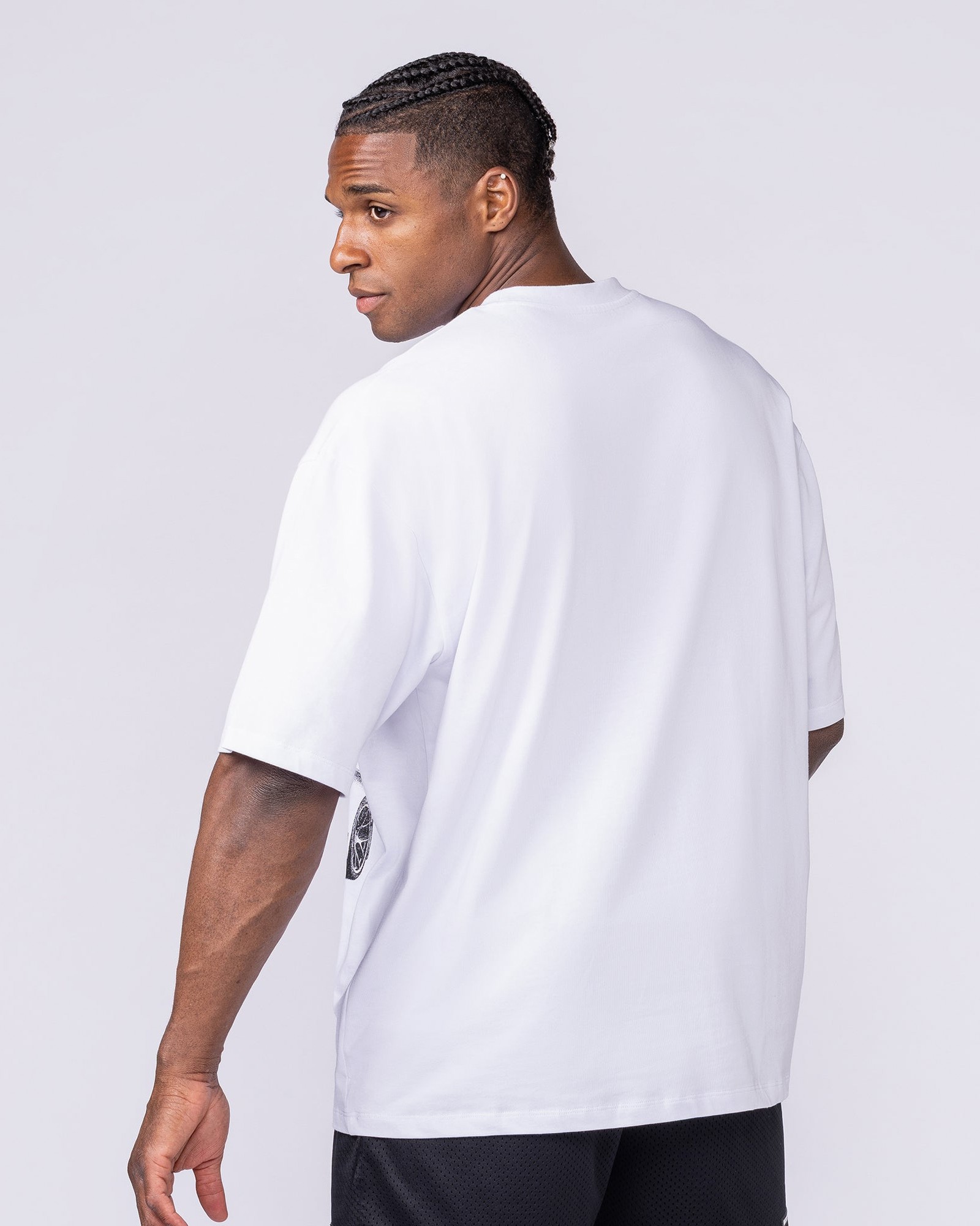 Push The Limits Oversized Tee - White