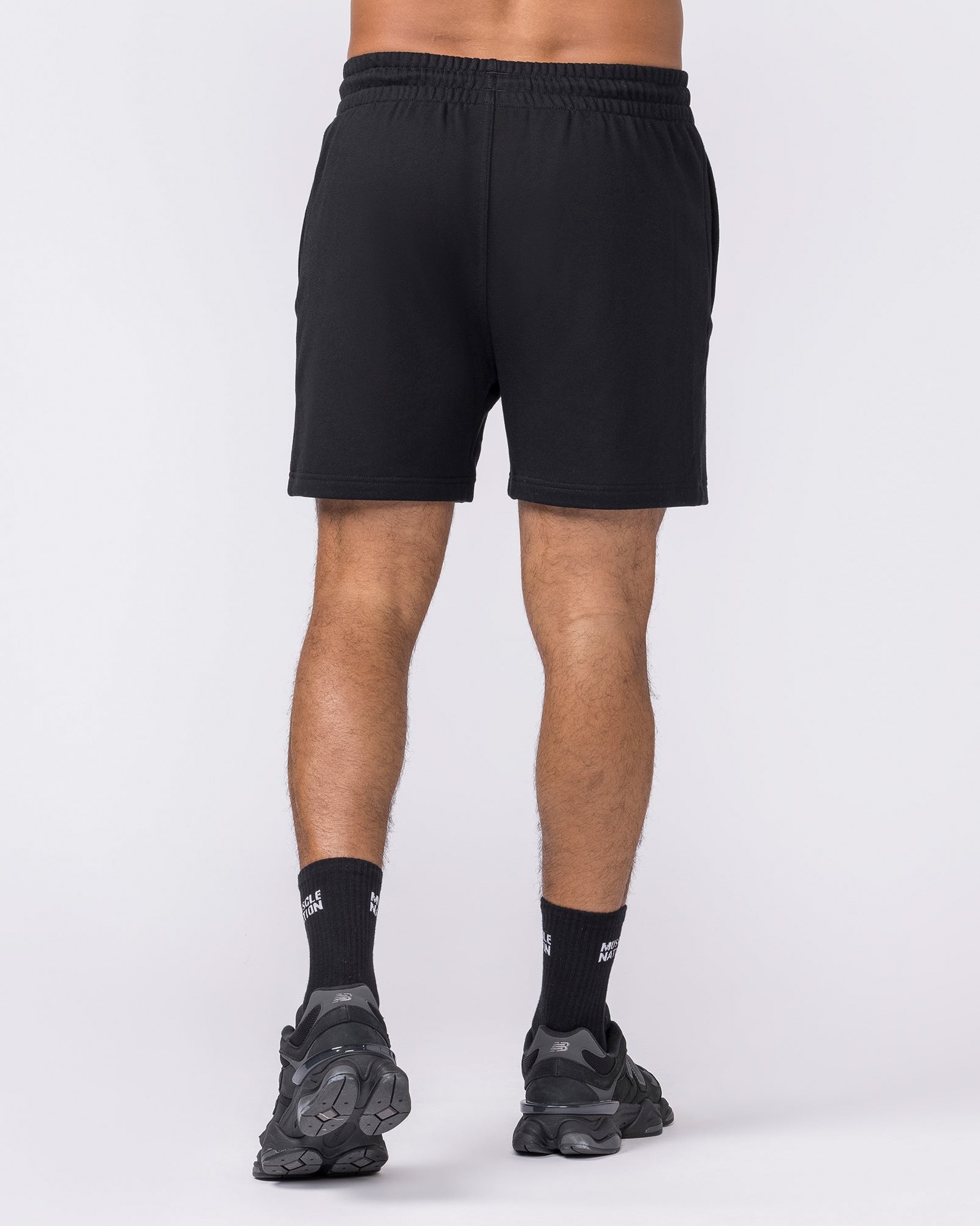 Essential Sweat 5" Shorts - Black