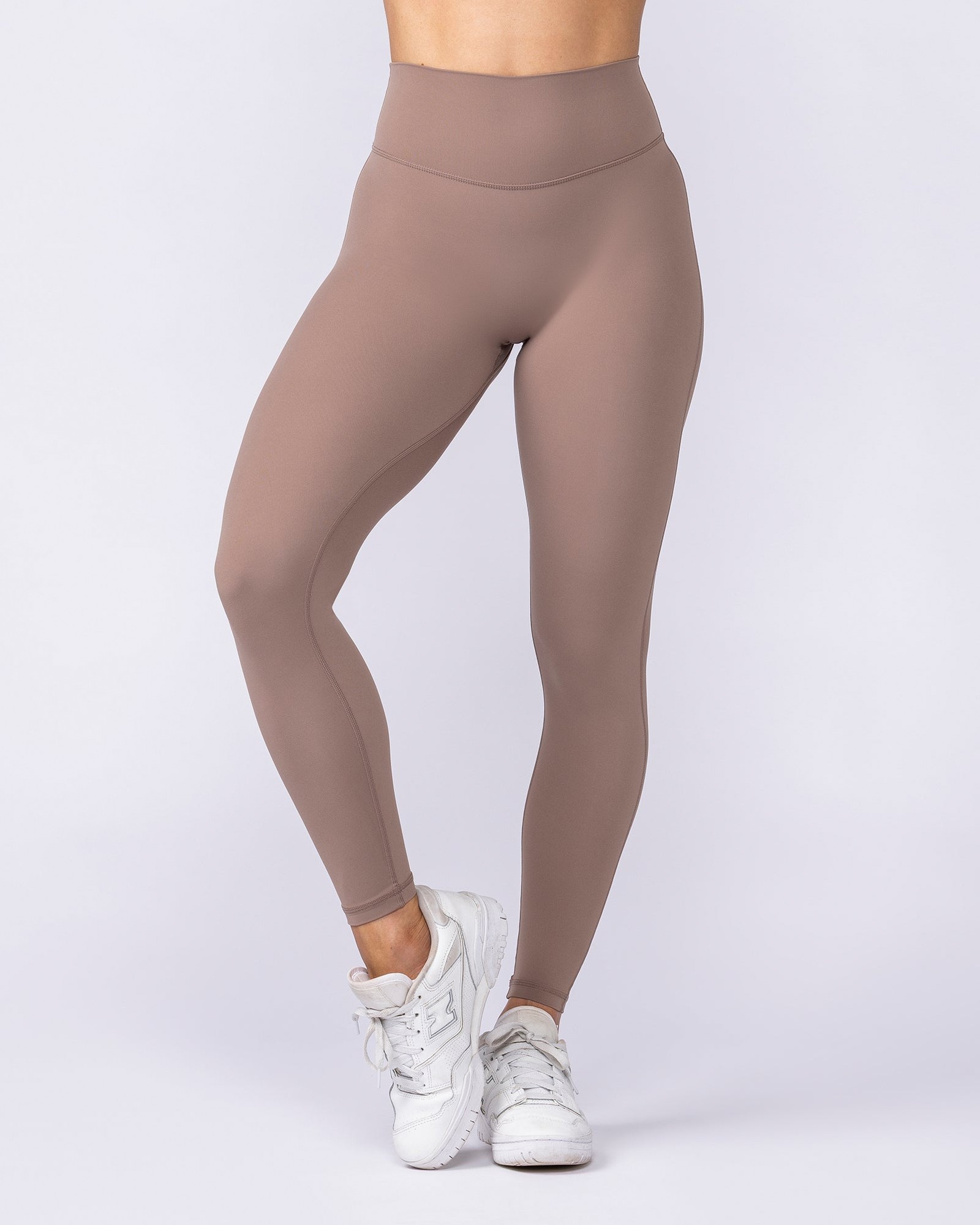 Aura Peachy Invisible Scrunch Ankle Leggings - Cookie